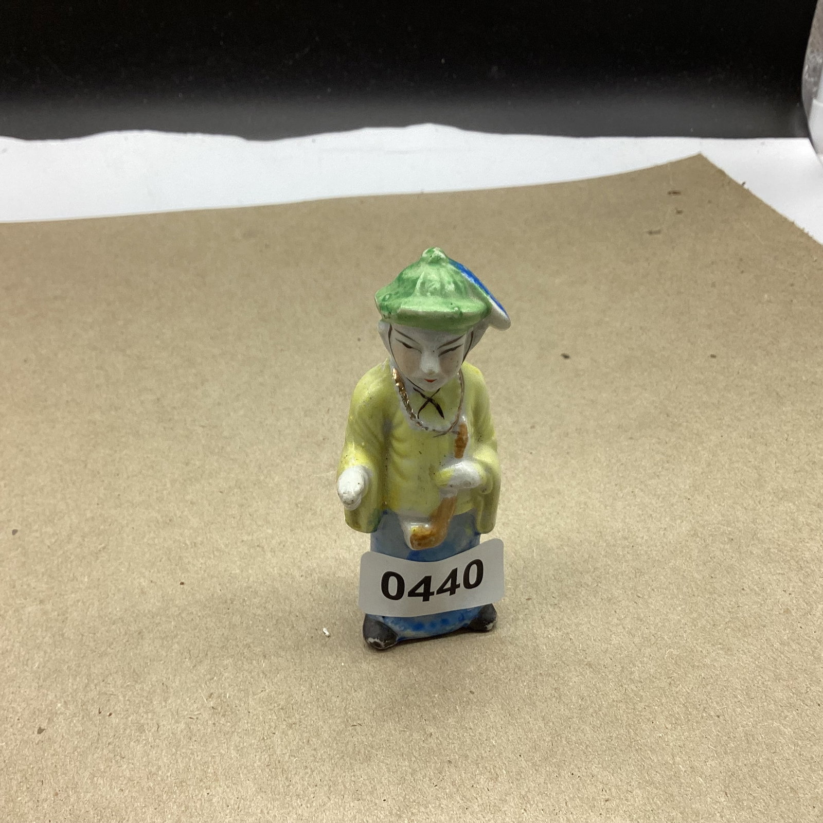 PORCELIAN OCCUPIED JAPAN FIGURINE: 4" TALL GOOD SHAPE