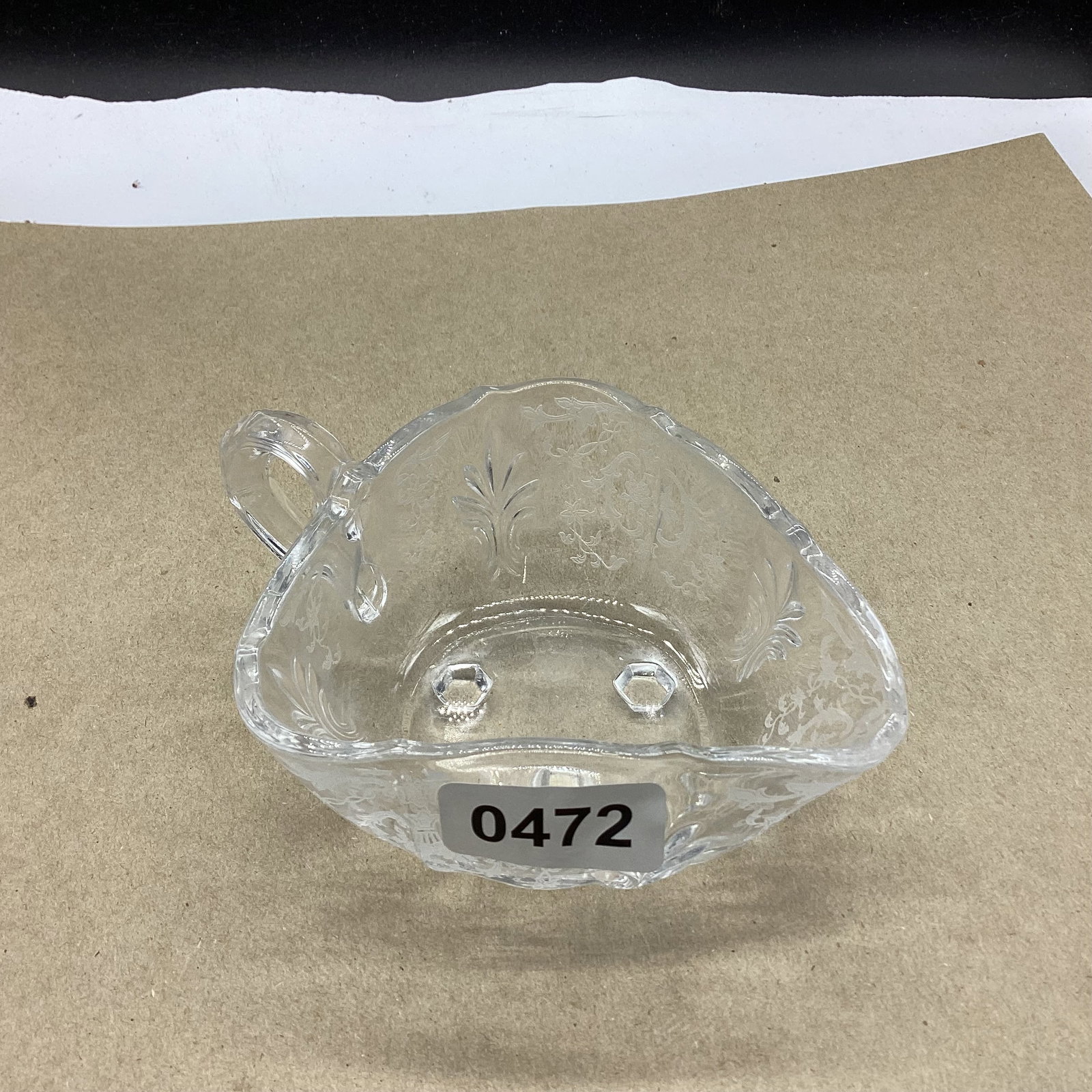 FOSTORIA NAVARE HANDLED DISH (1 of 1)