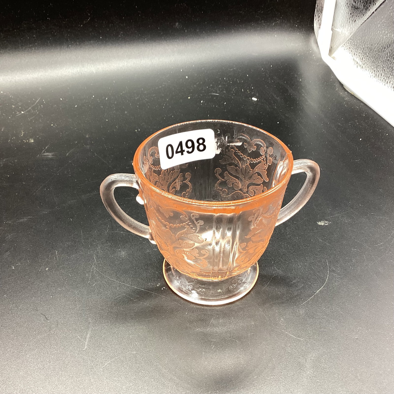 DEPRESSION AMERICAN SWEETHEART SUGAR BOWL: GOOD SHAPE