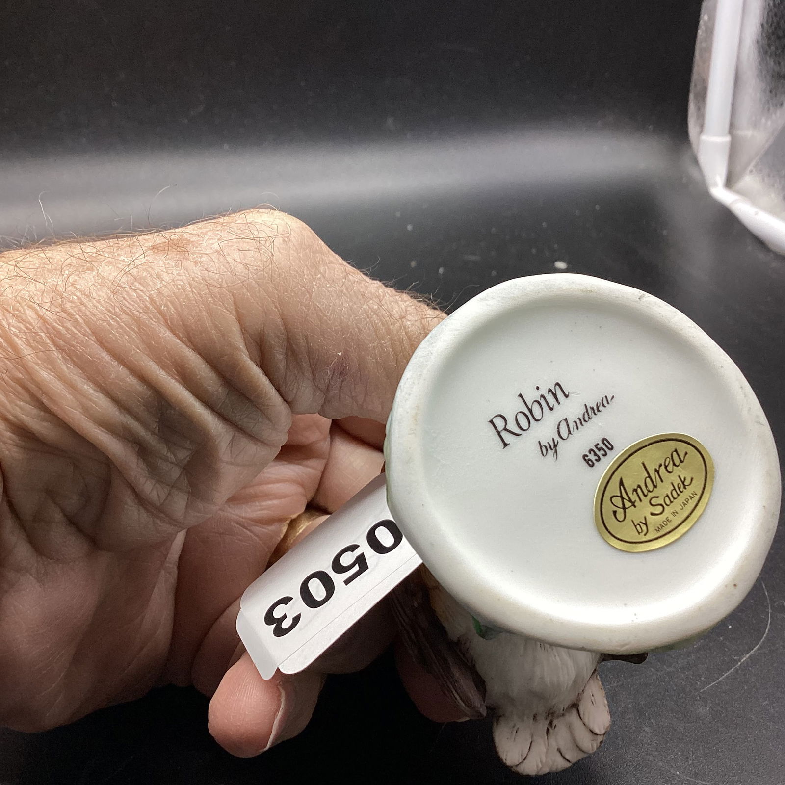 BISQUE BIRD FIGURINE - 2