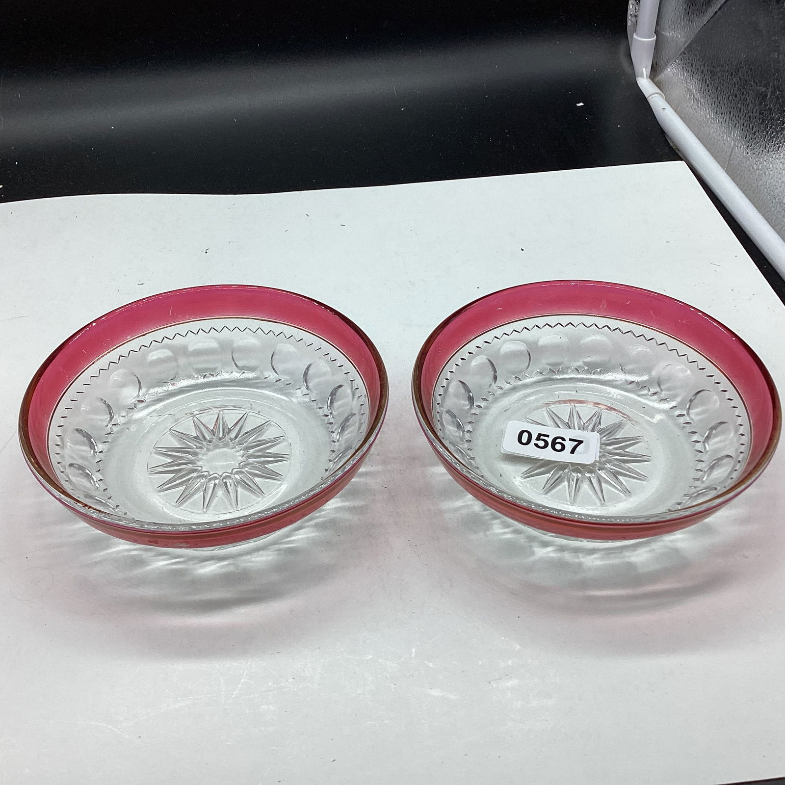 3 KINGS CROWN BOWLS: 2 1/4 X 4 GOOD SHAPE