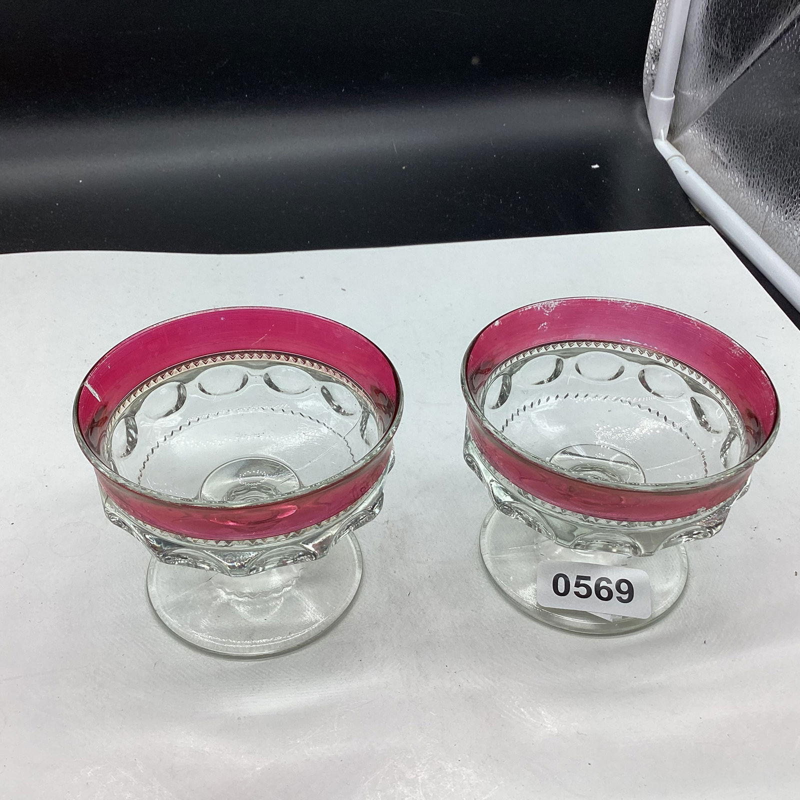 2 KINGS CROWN SHERBERTS: 3" TALL GOOD SHAPE