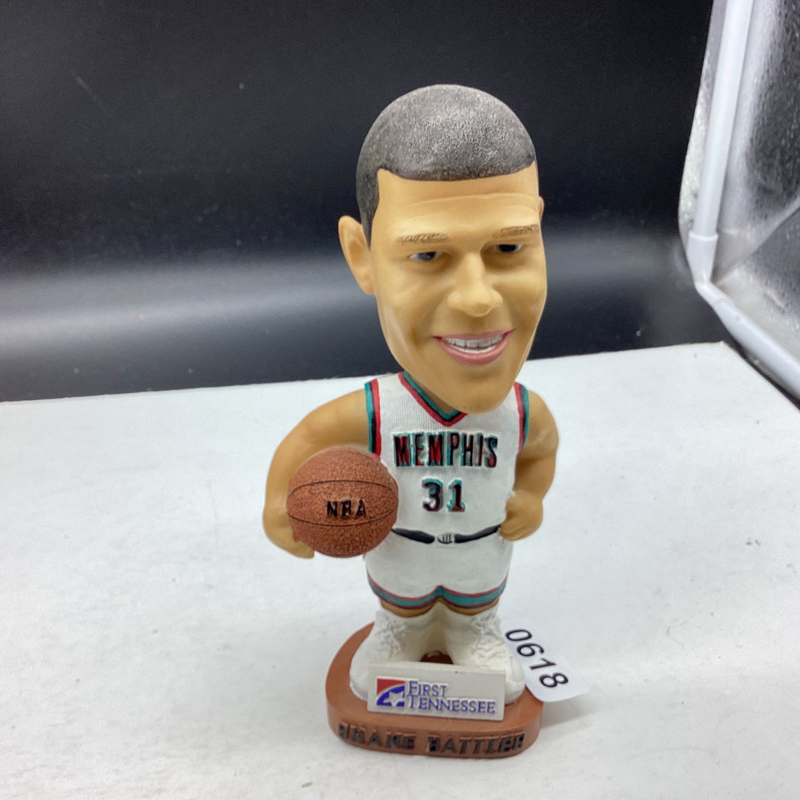 BOBBLE HEAD FIGURINE: 7" TALL GOOD SHAPE