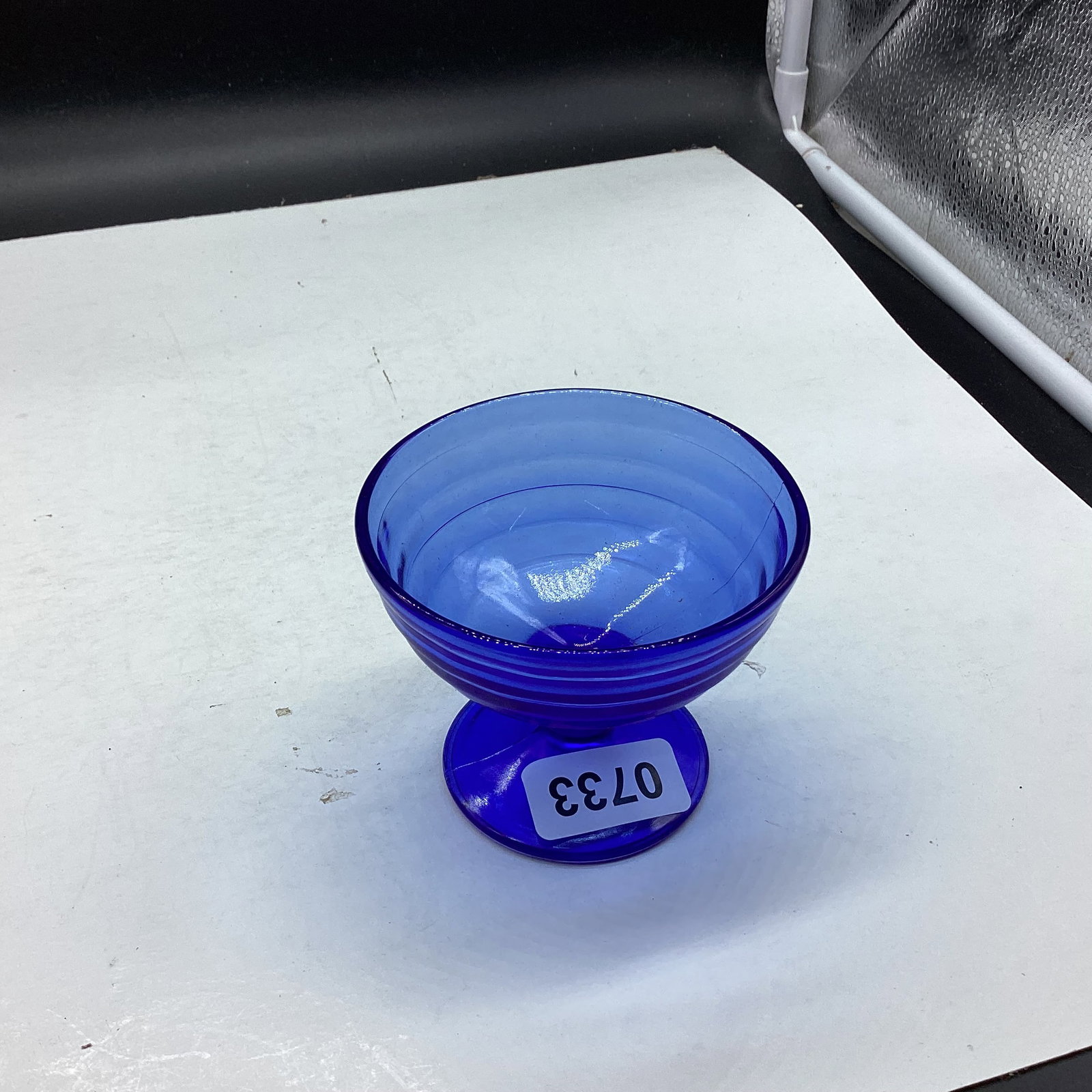 DEPRESSION MODERTONE SHERBERT: 3" TALL GOOD SHAPE