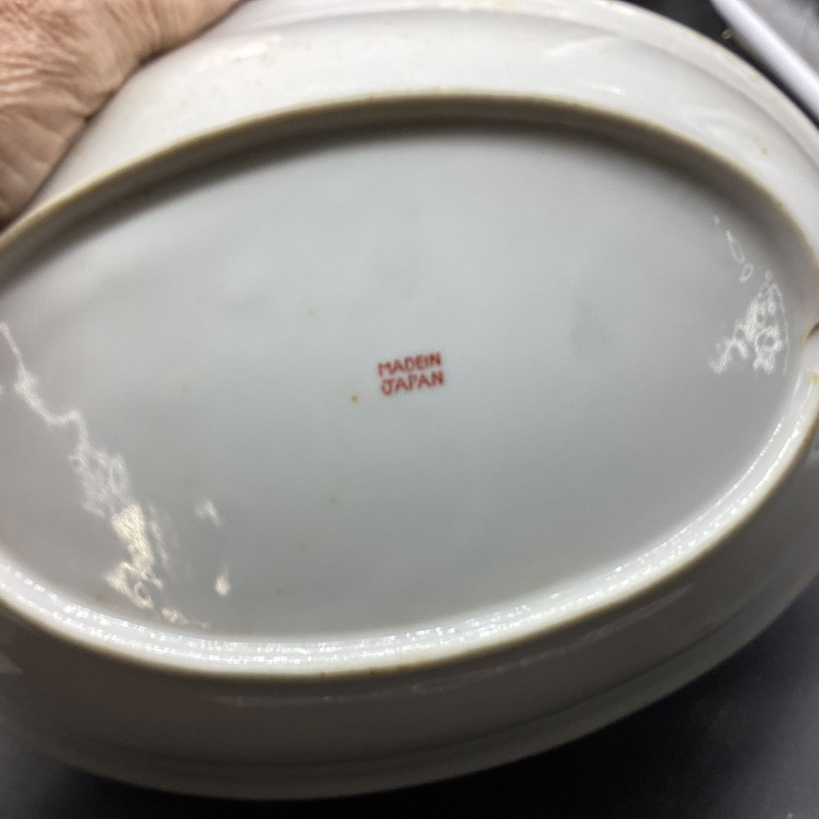 MOSS ROSE OVAL VEGETABLE DISH - 2