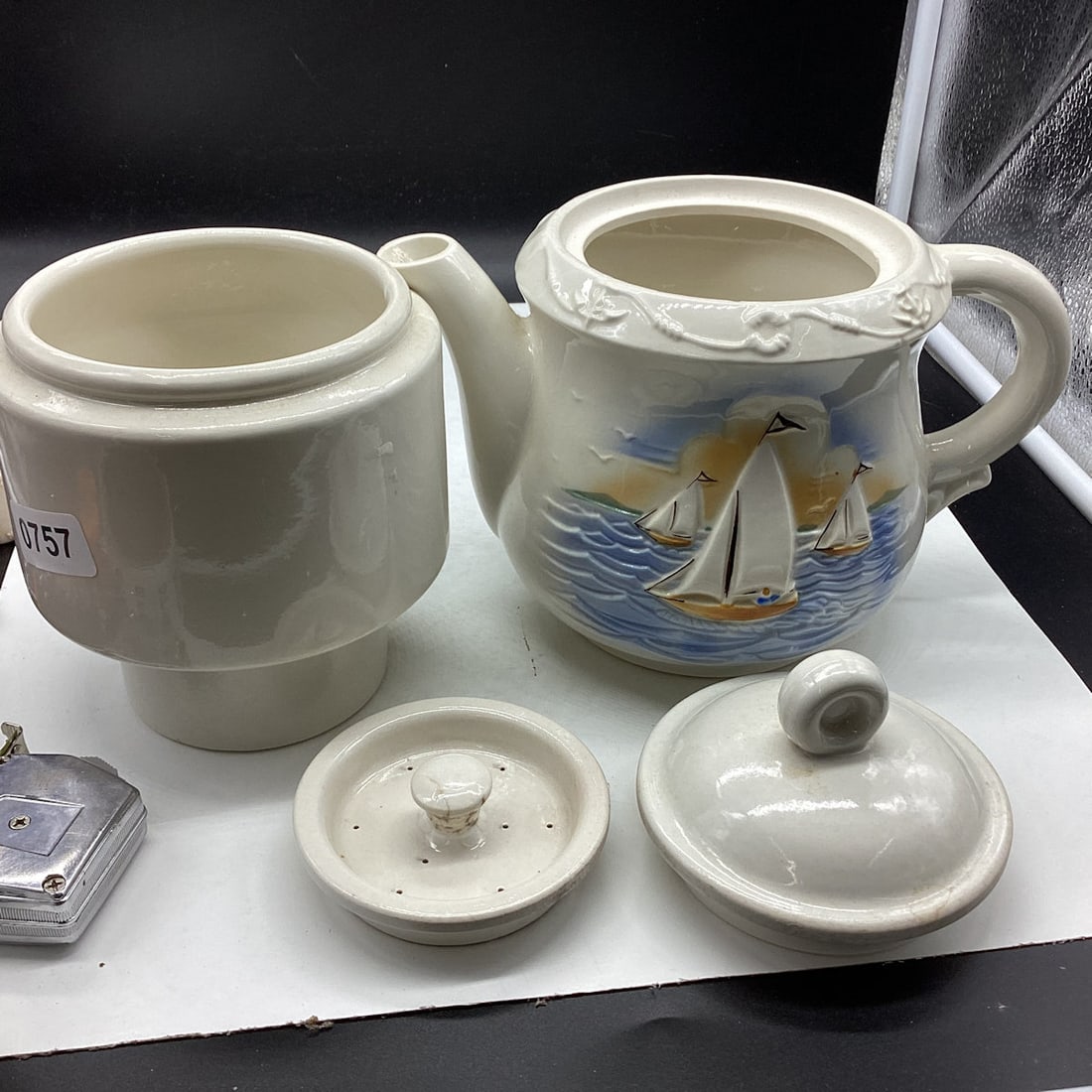 PORCELIER TEA POT - 2