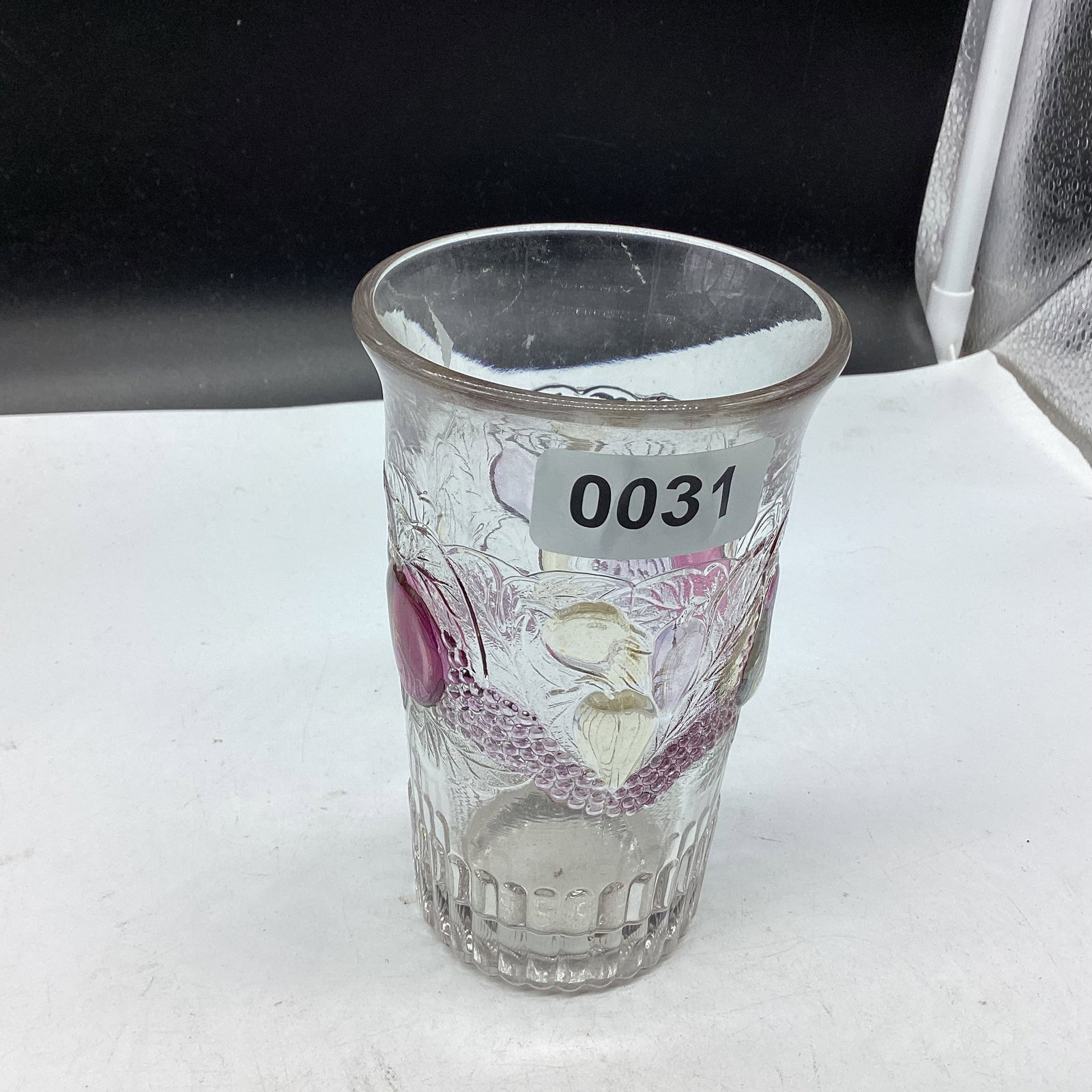 DEPRESSION DELLA ROBIA FLAT TUMBER: 5" TALL GOOD SHAPE