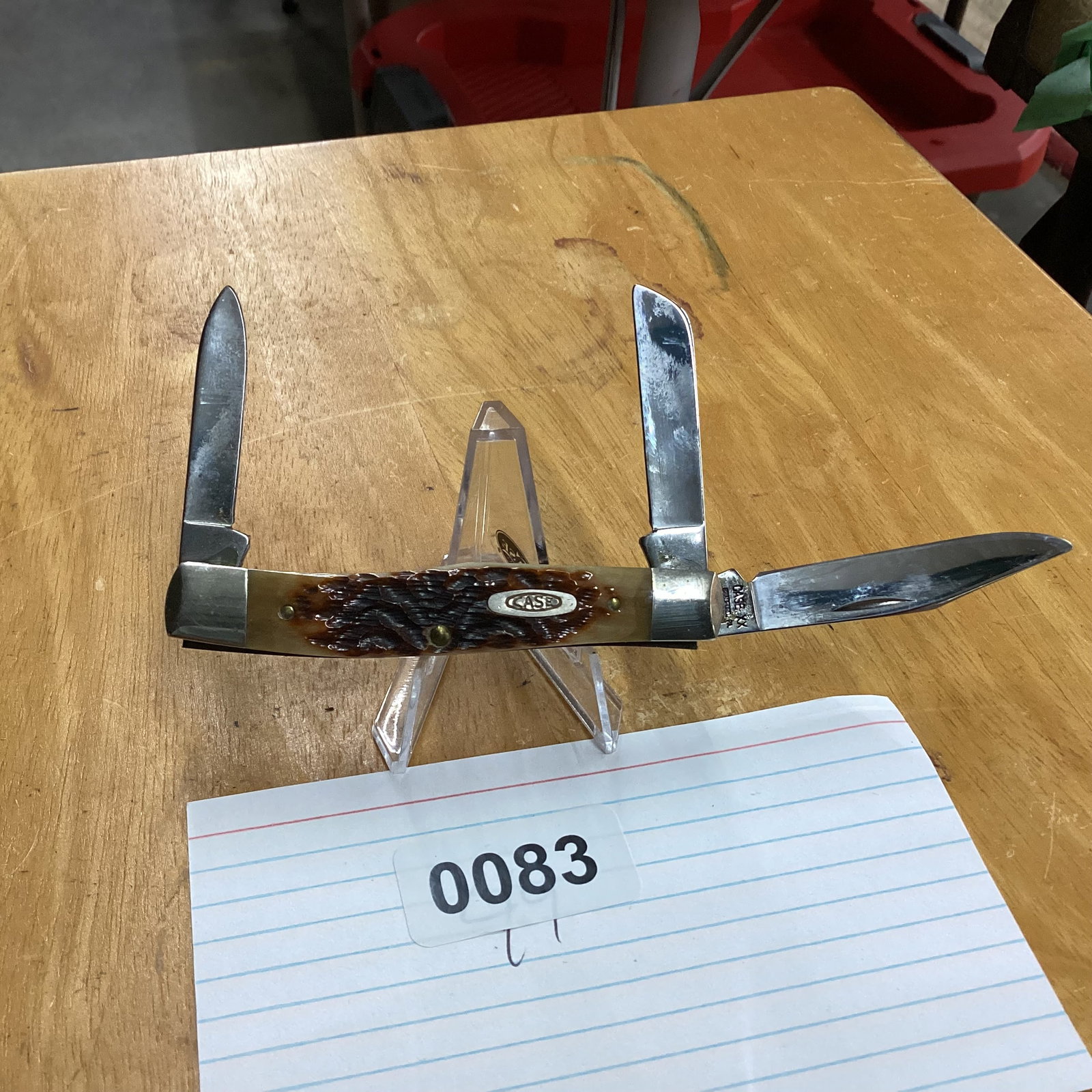 CASE XX 1991 63032 BONE HANDLE: NEVER USED OR CARRIED