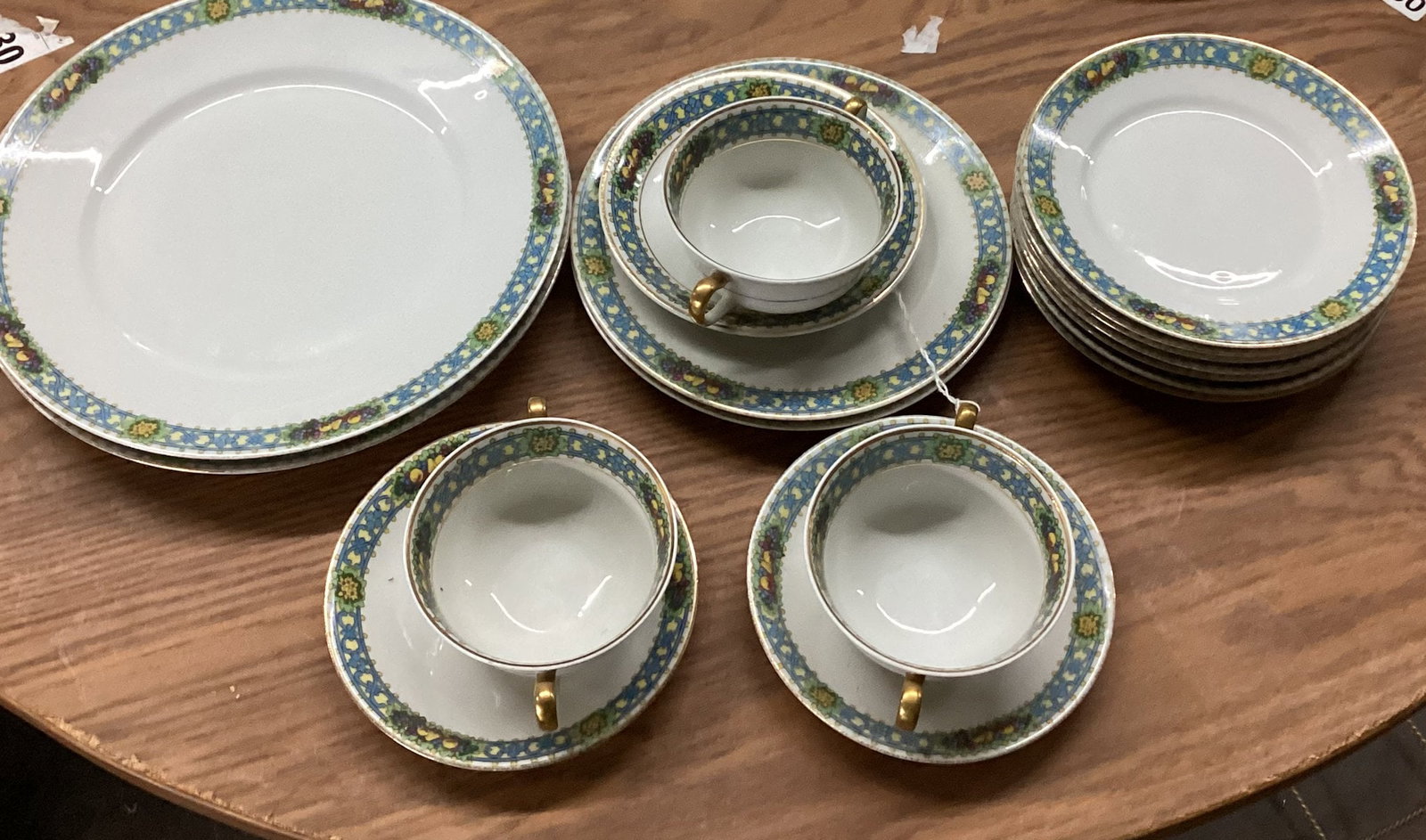 17 PCS. LIMOGE FRANCE CHINA: GOOD SHAPE