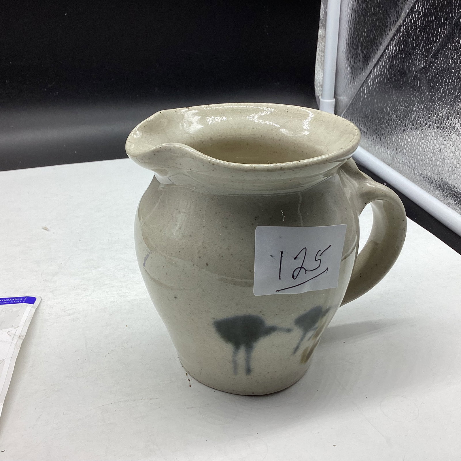 STONEWARE PITCHER (1 of 2)