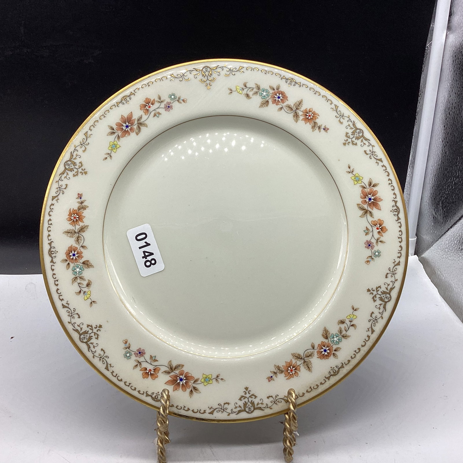 GORHAM LONGMEADOW PLATE: 10 1/2" WIDE GOOD SHAPE