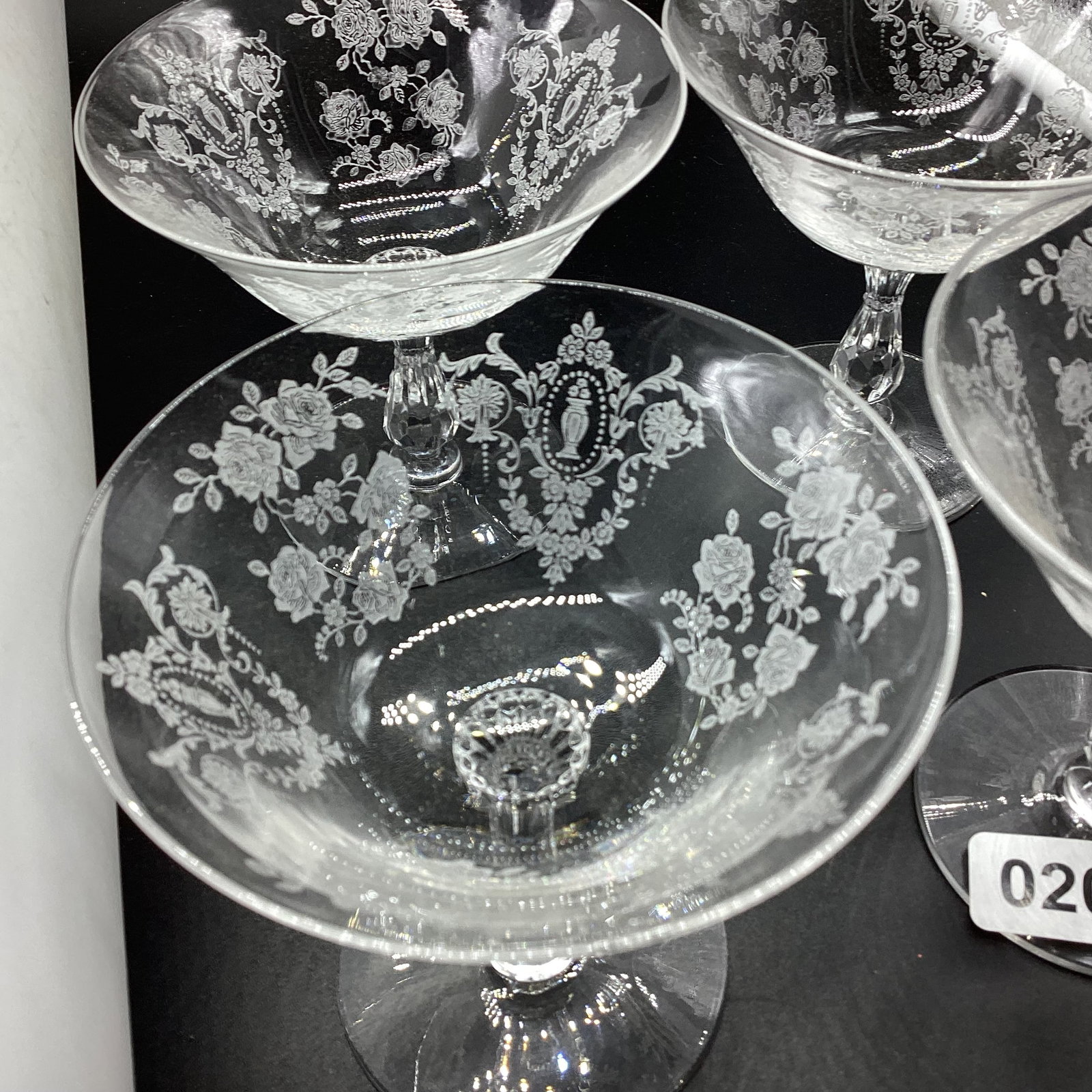 4 TIFFEN CHEROKEE ROSE SHERBERT CHAMPAGNES - 2