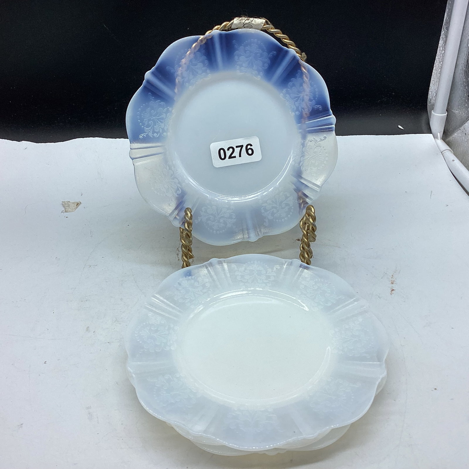 4 DEPRESSION MONAX AMERICAN SWEETHEART PLATES (1 of 1)