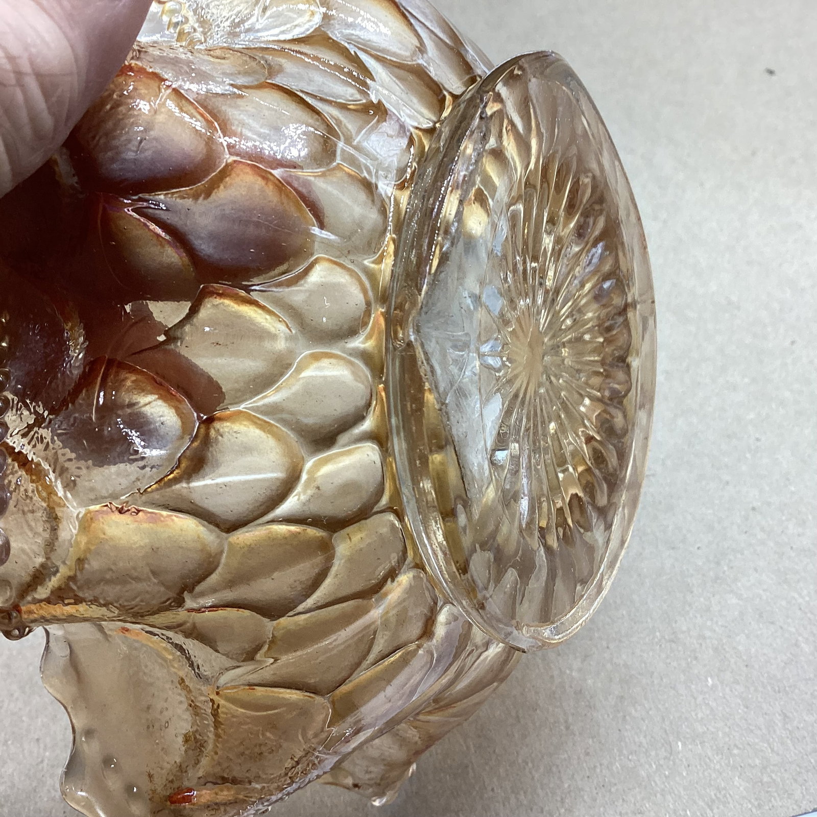 CARNIVAL GLASS BOWL  - 2