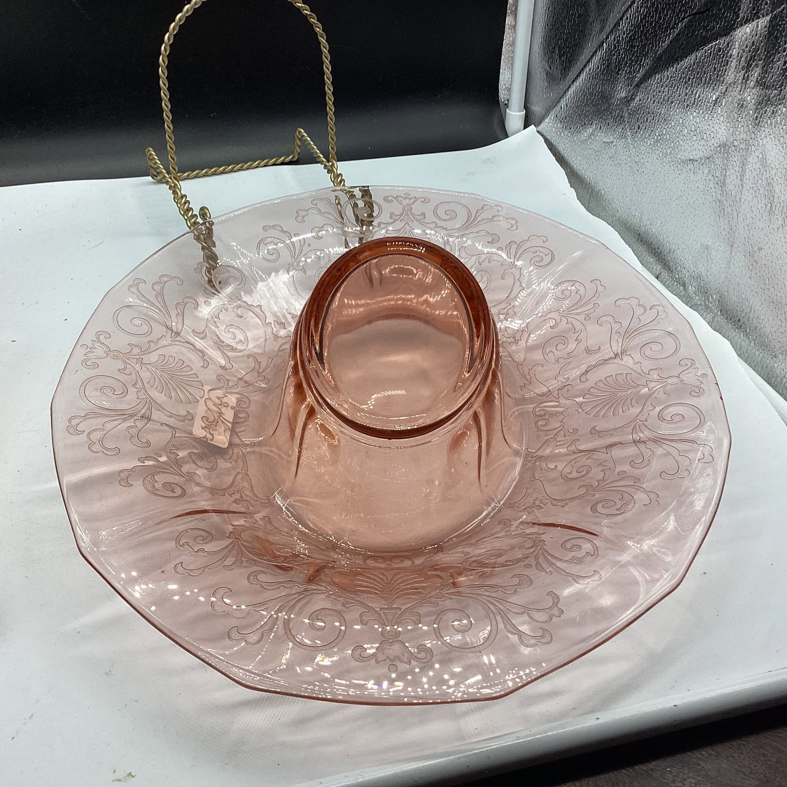 FOSTORIA VERSAILES CONSOLE BOWL - 2