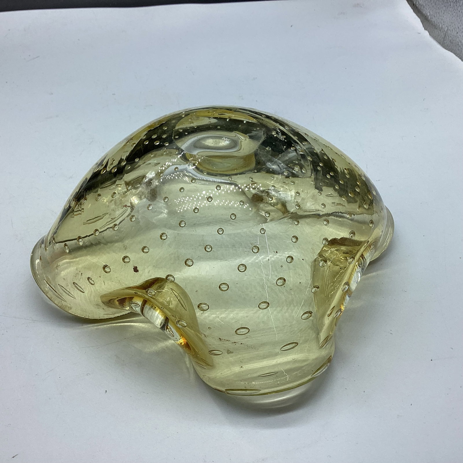 MCM MURANO CONTROLED BUBBLE ART GLASS BWOL - 2