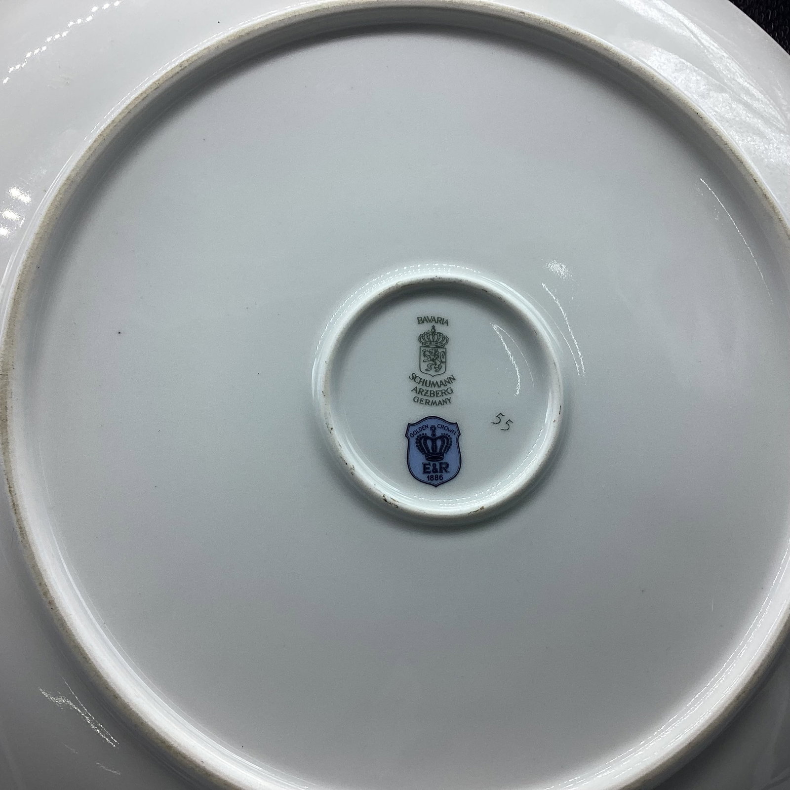 HAND PAINTED PORCELIAN BAVARIA PLATE - 2