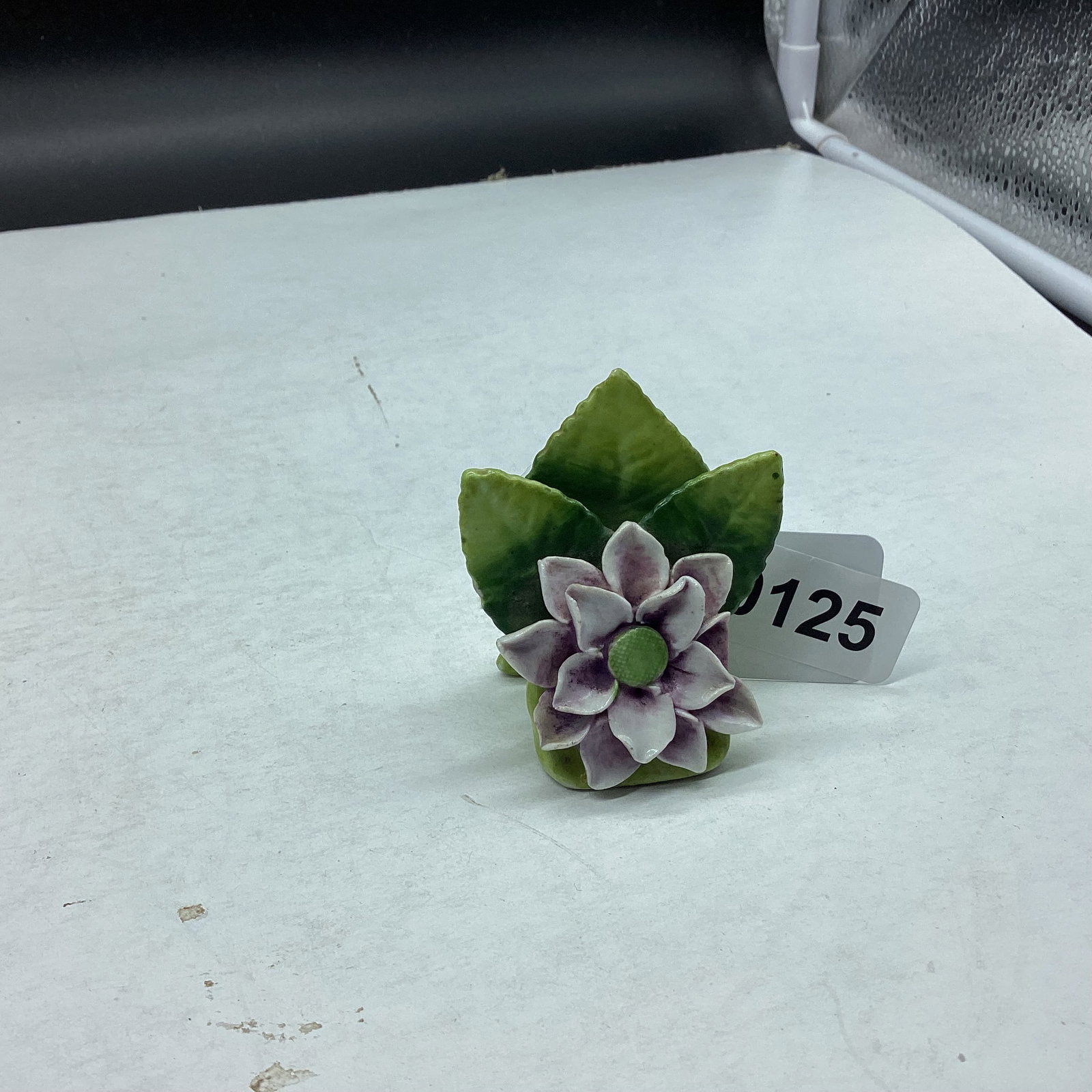 PORCELIAN FLOWER MADE IN GERMANY (1 of 2)