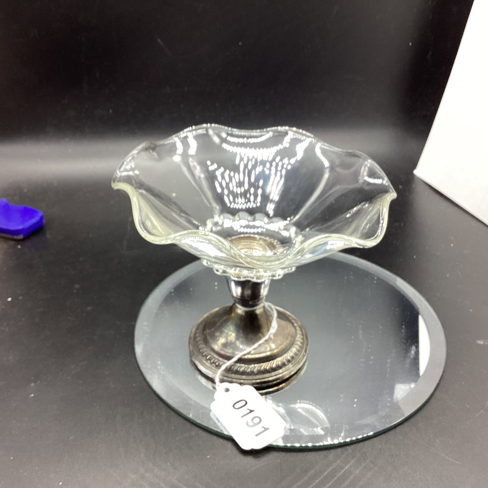 STERLING & GLASS COMPOTE (1 of 2)