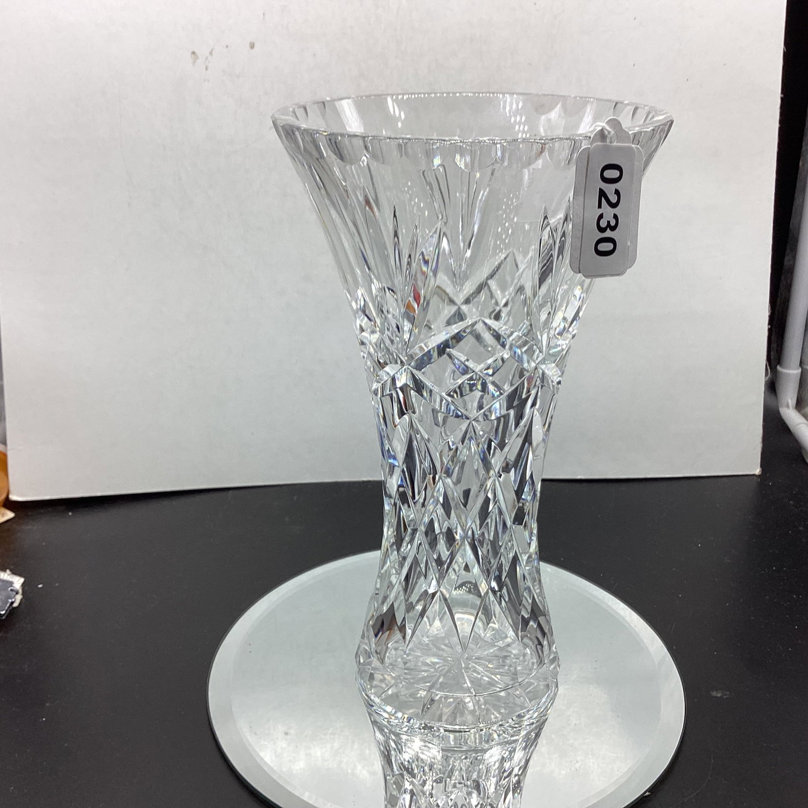 CUT GLASS CRYSTAL VASE (1 of 1)