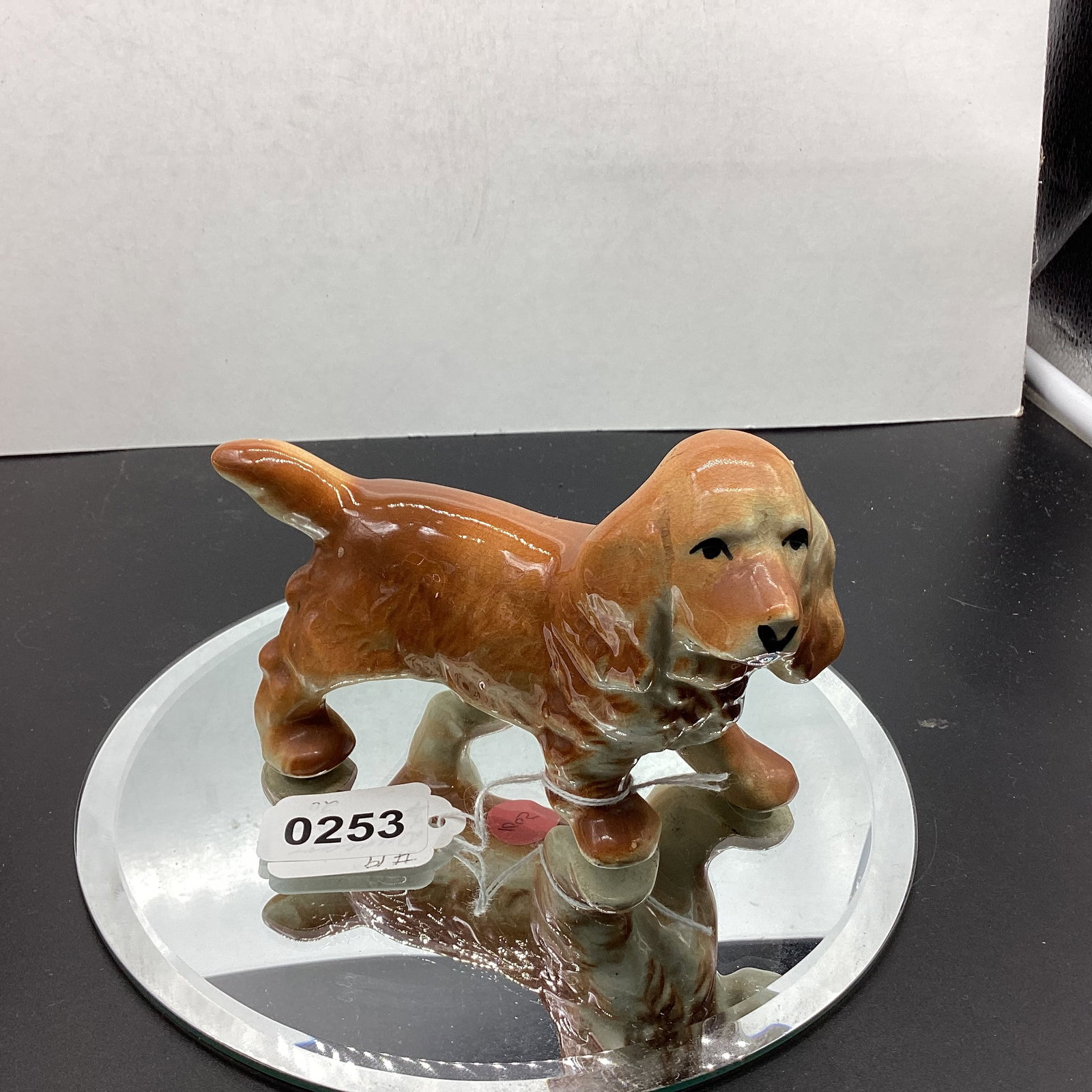 PORCELIAN COCKER SPANIEL FIGURINE (1 of 1)