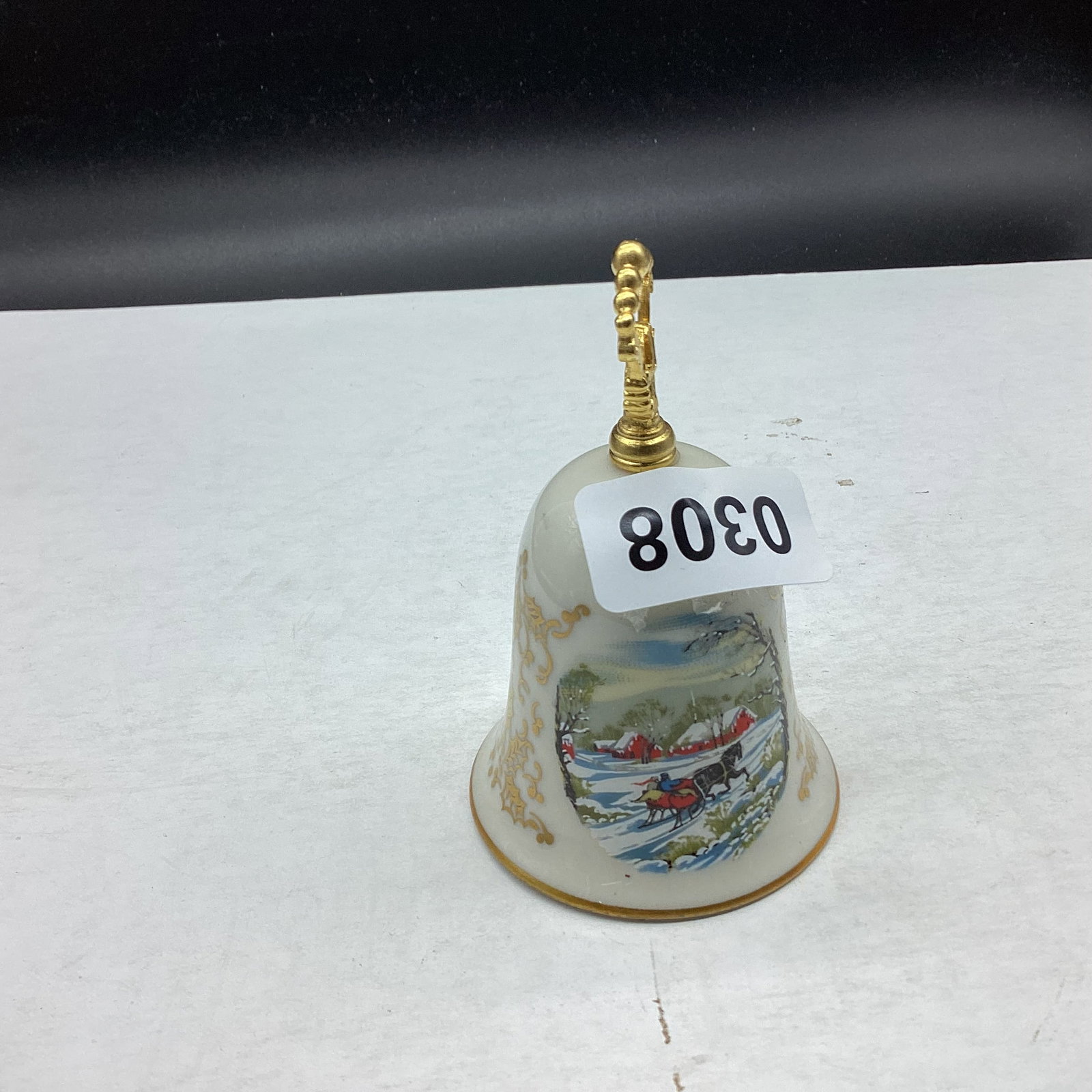 PORCELIAN BELL BY GORHAM (1 of 2)