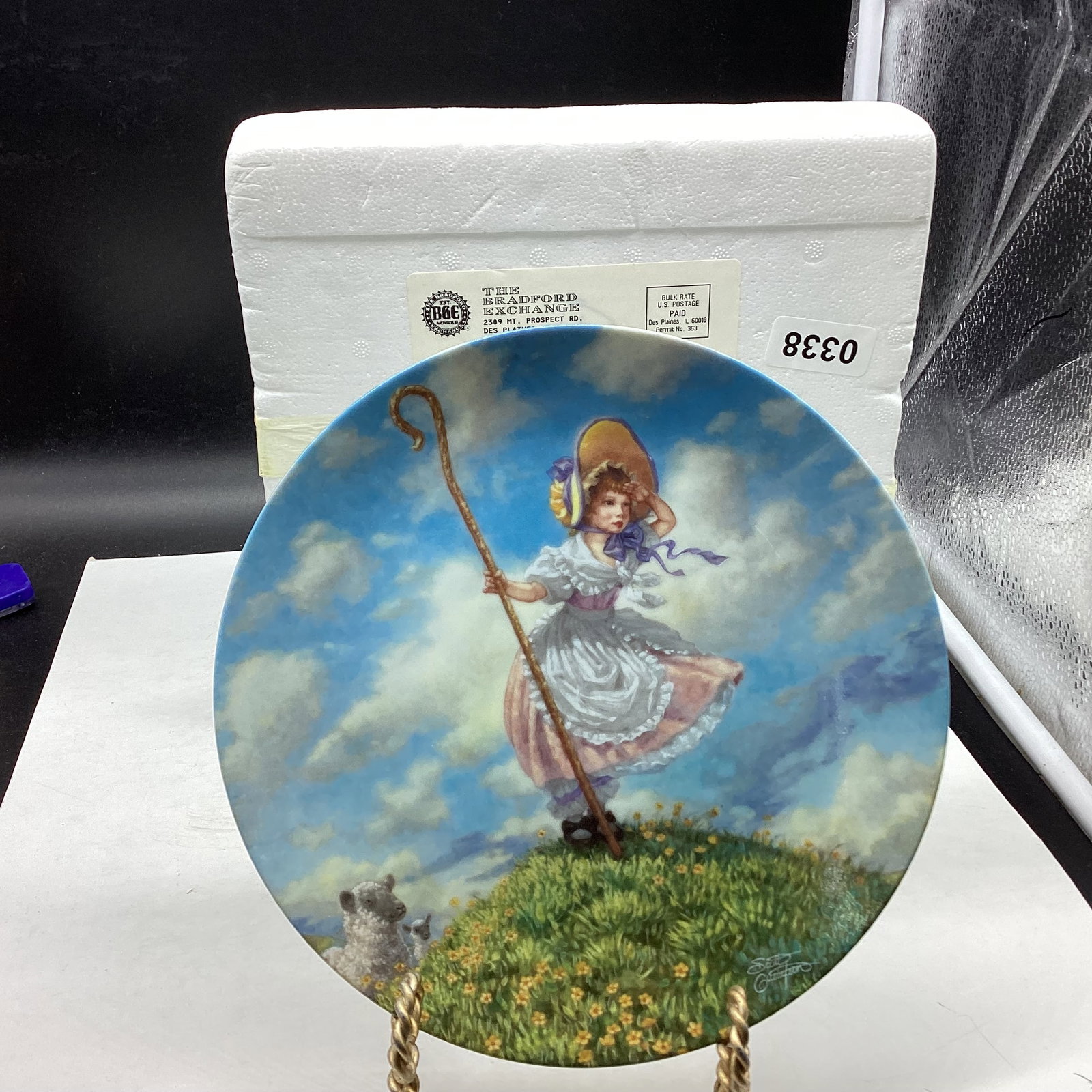 LITTLE BO PEEP COLLECTOR PLATE (1 of 2)