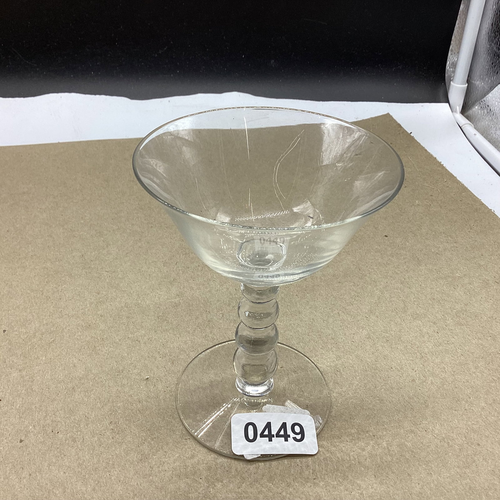 IMPERIAL CANDLEWICK TALL SHERBERT: GOOD SHAPE