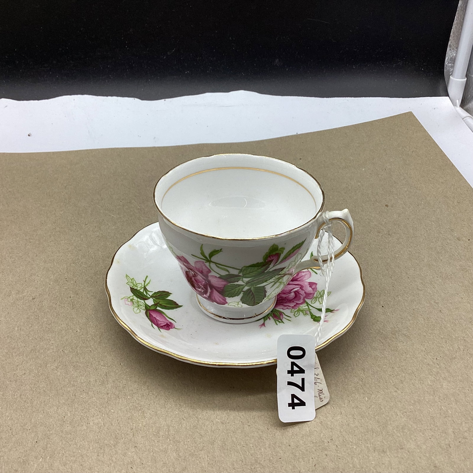 PORCELIAN CUP & SAUCER BY ROYAL VALE (1 of 2)