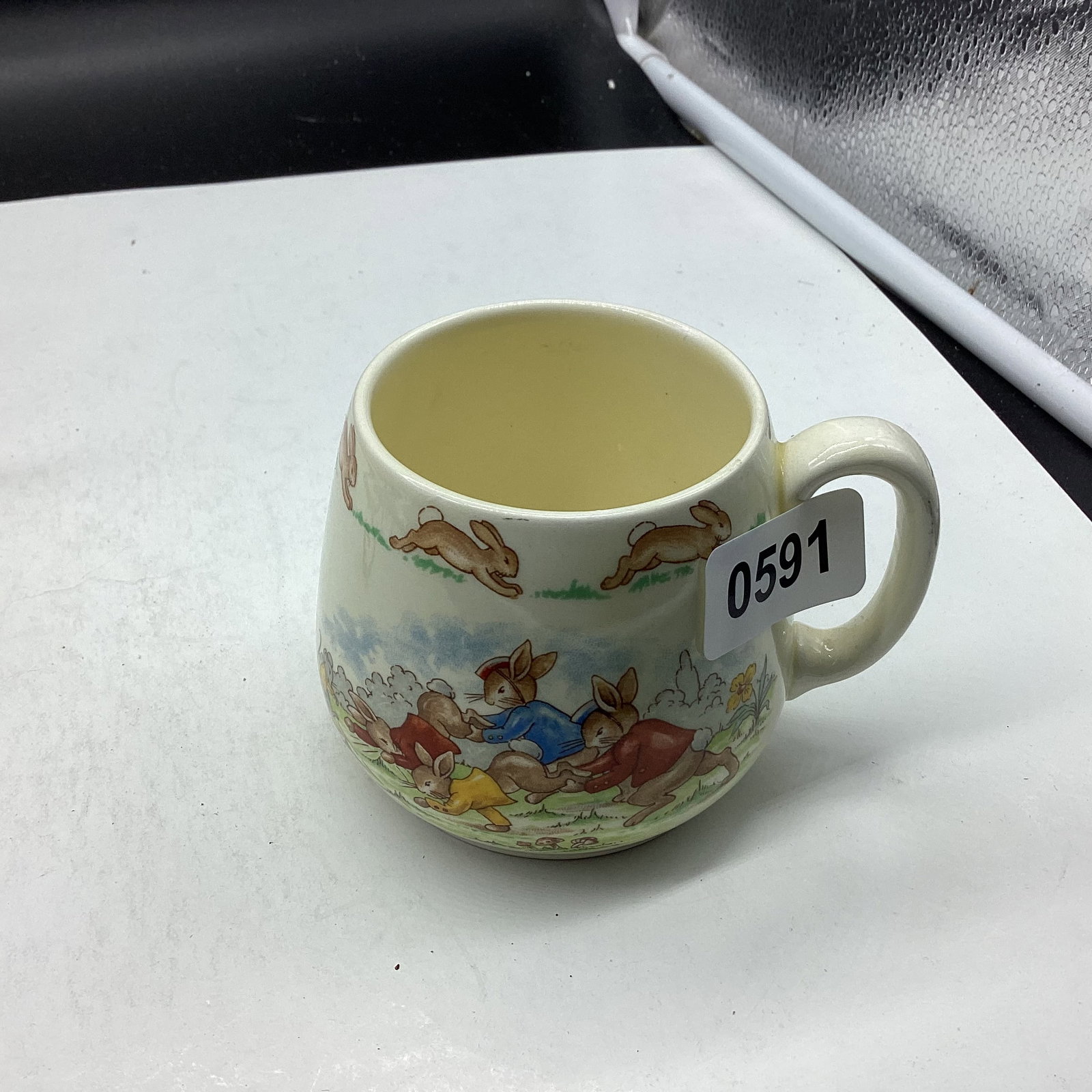 1934 ROYAL DOULTON BUNKY'S CHILD'S CUP: GOOD SHAPE