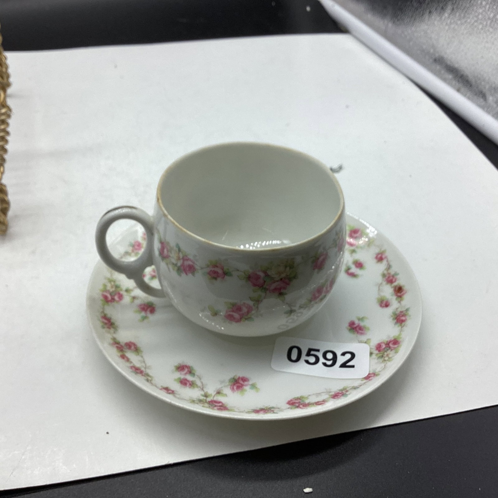 PORCELIAN CUP & SAUCER AUSTRIA: GOOD SHAPE