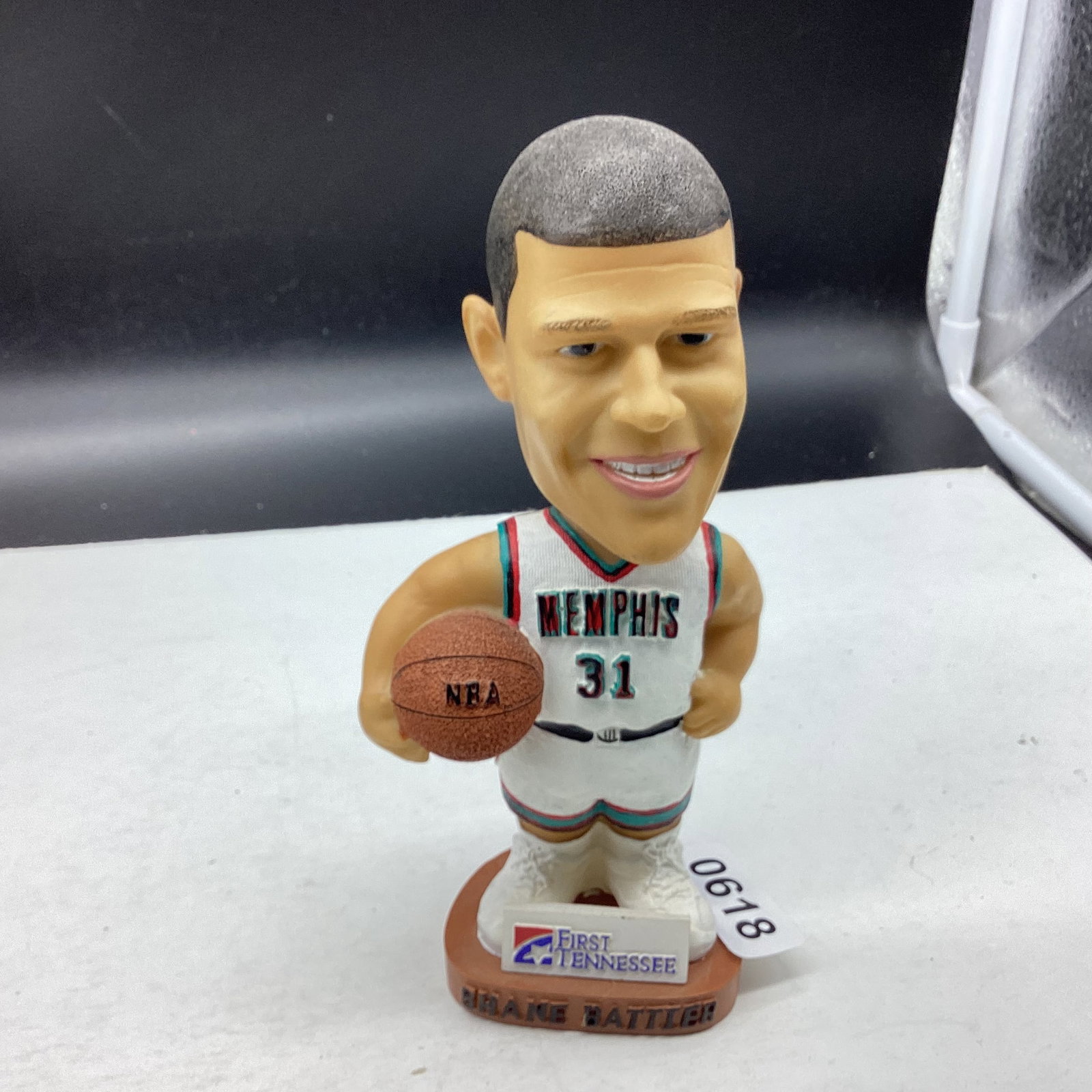 BOBBLE HEAD FIGURINE: 7" TALL GOOD SHAPE