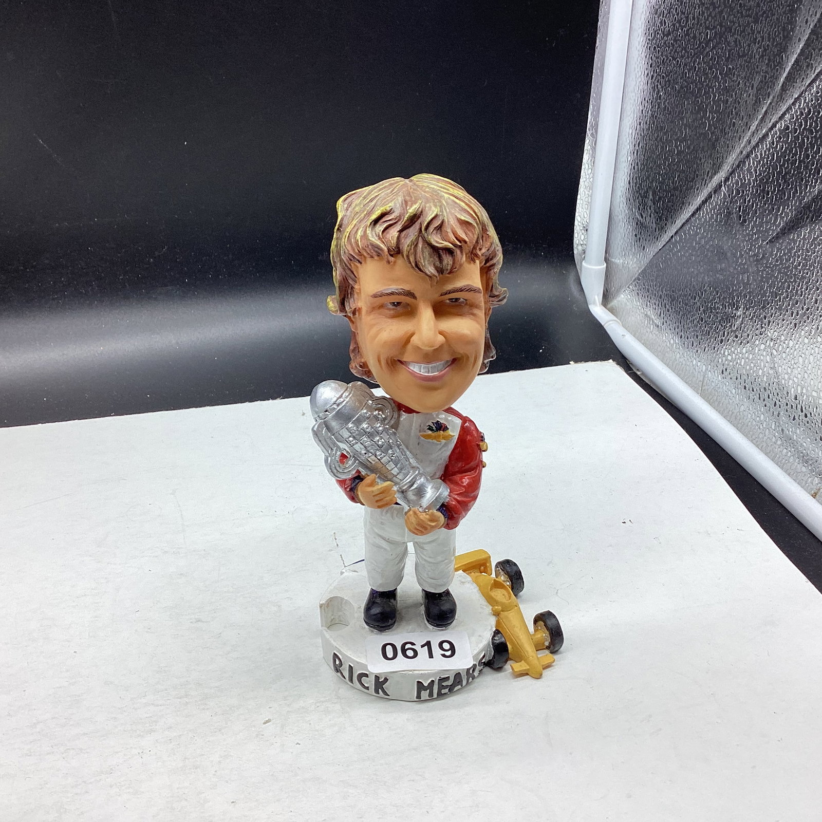 BOBBLE HEAD FIGURINE: 7" TALL GOOD SHAPE