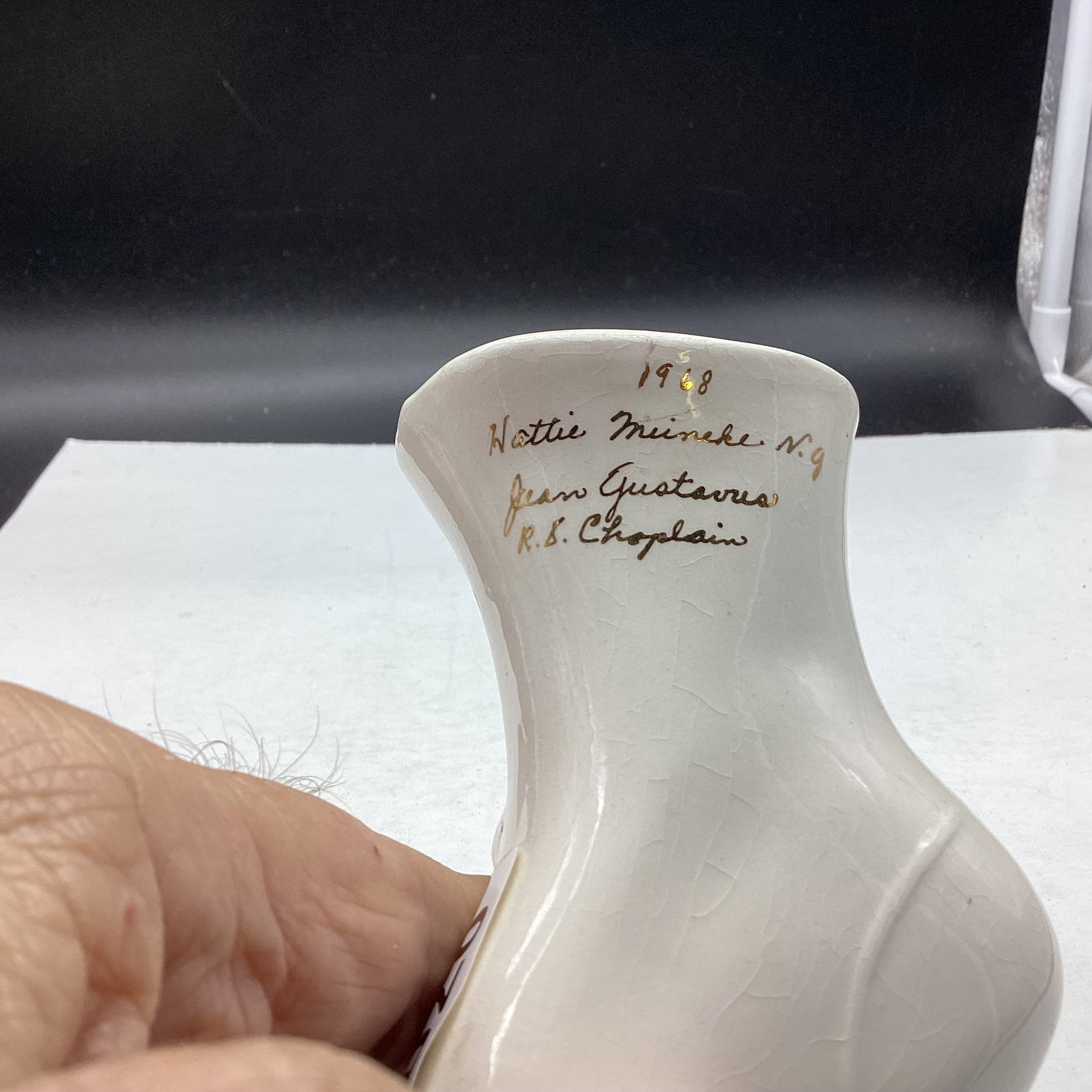 PORCELIAN MINI BOOT VASE - 2
