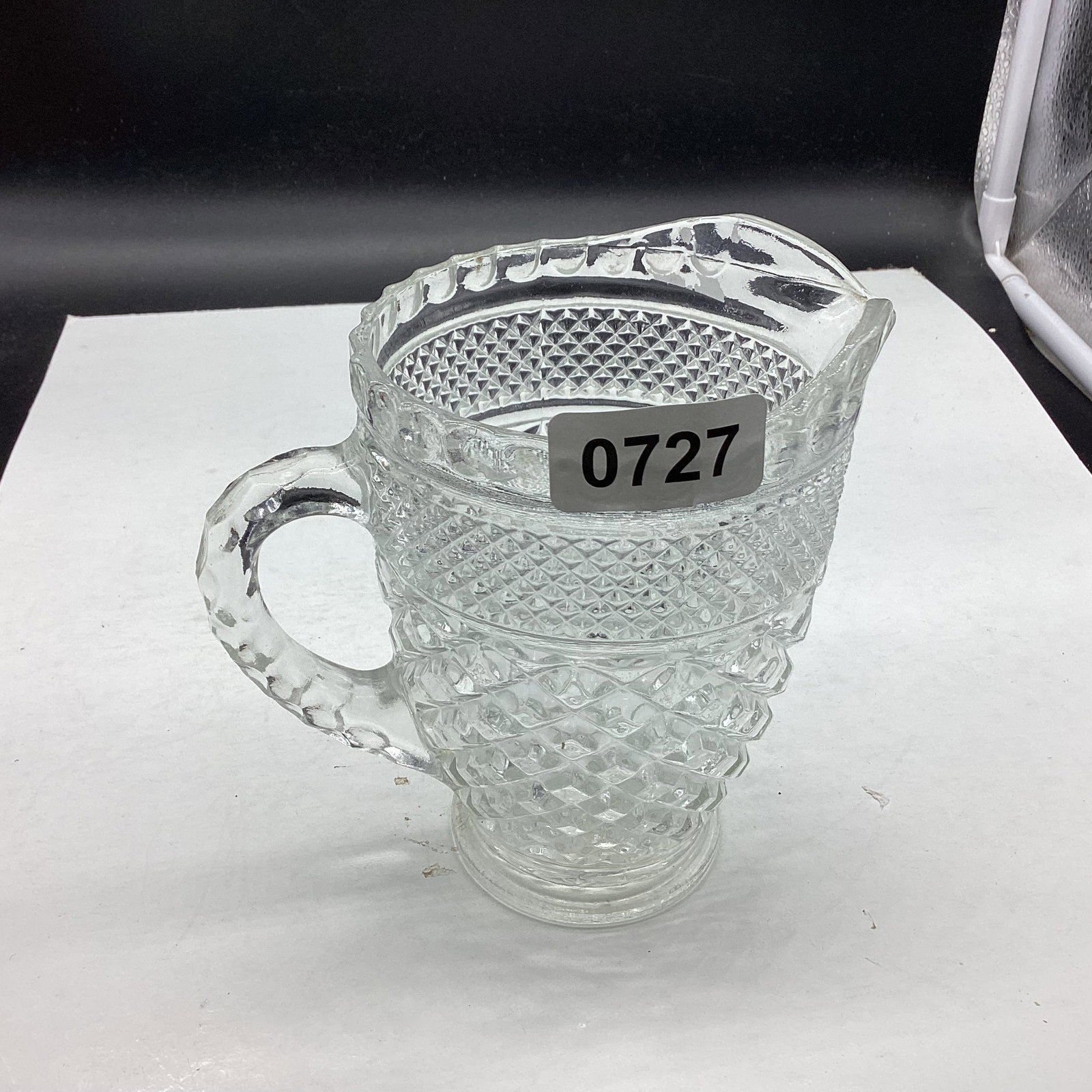 WEXFORD JICE PITCHER: 5 3/4" TALL GOOD SHAPE