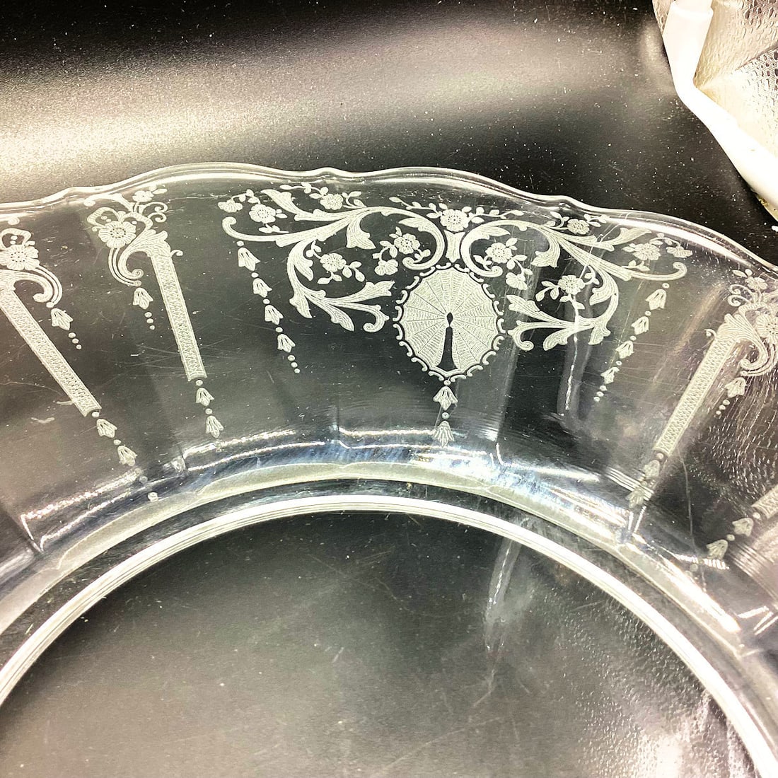 CAMBRIDGE CANDLELIGHT PATTERN LARGE SERVING PLATE - 2