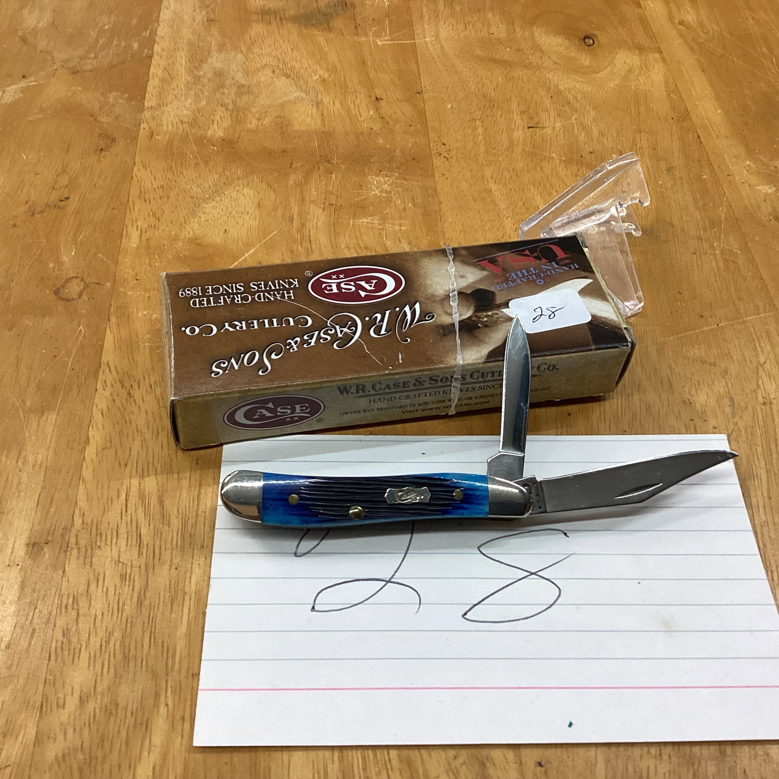 CASE XX 2011 OCEAN BLUE PEANUT CORRECT BOX: NEVER USED