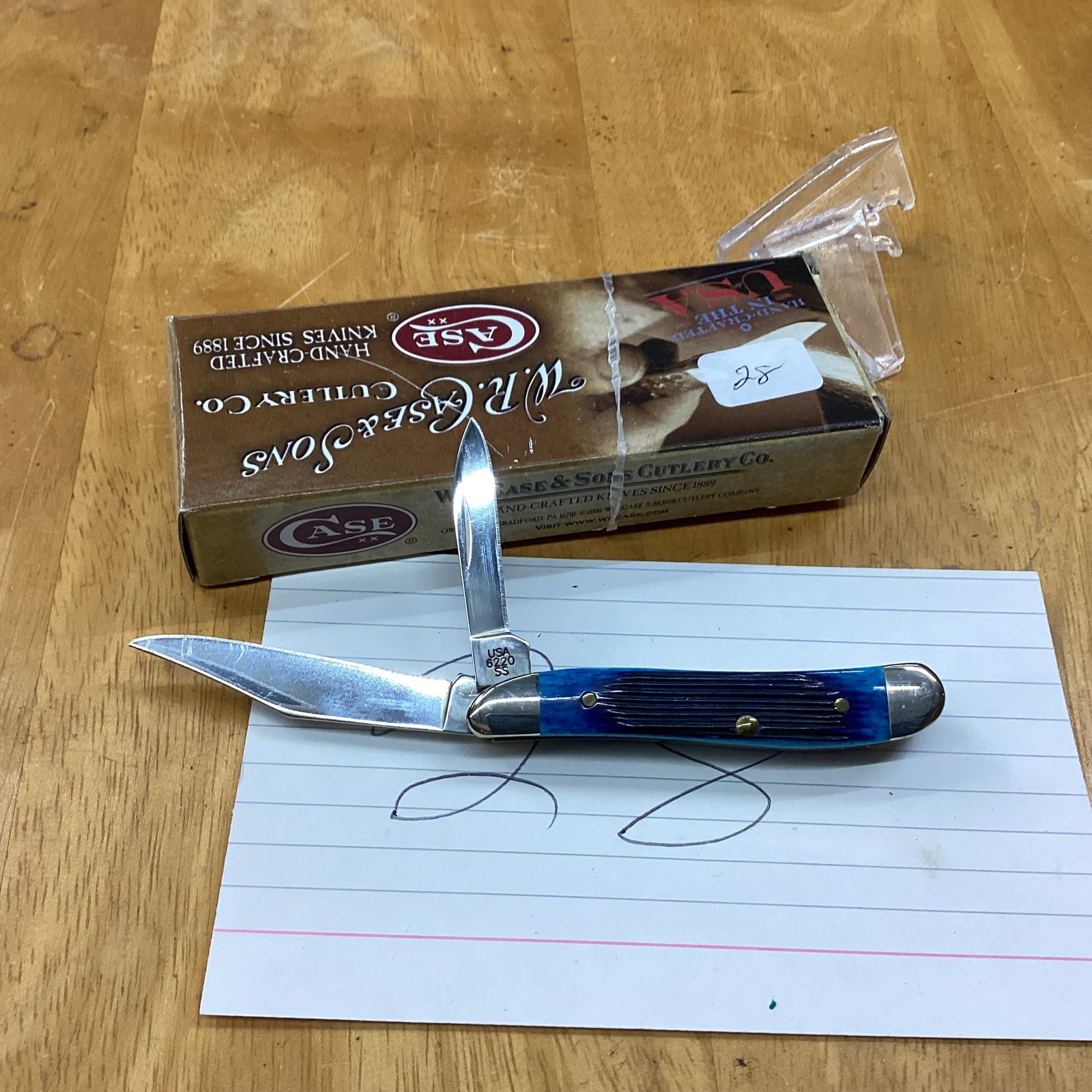 CASE XX 2011 OCEAN BLUE PEANUT CORRECT BOX - 2