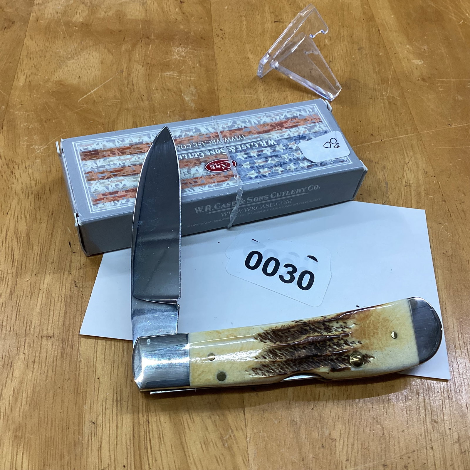 CASE XX 2018 BONE STAG TRIBAL LOCK CORRECT BOX - 2