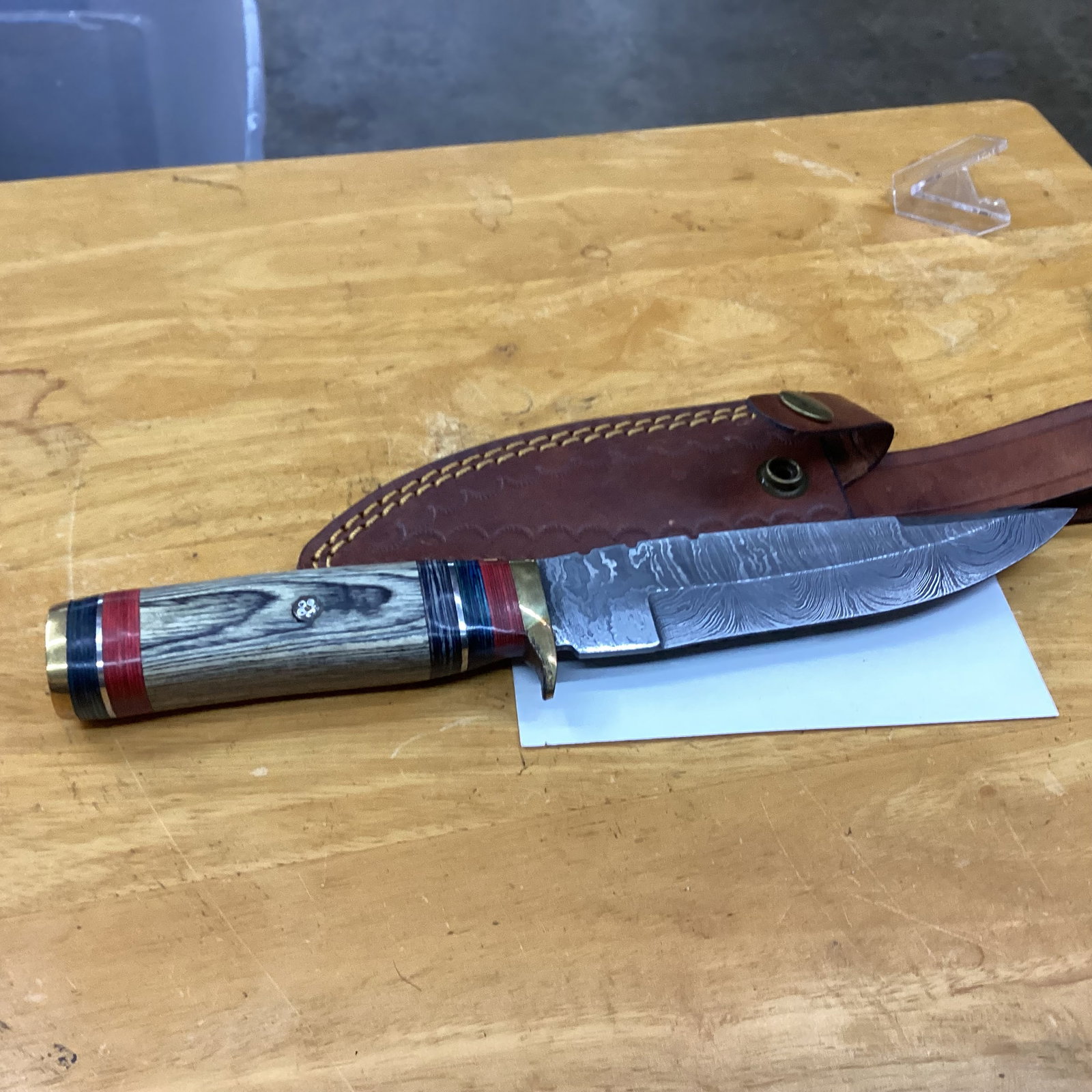 DAMASCUS FIXED BLADE - 2