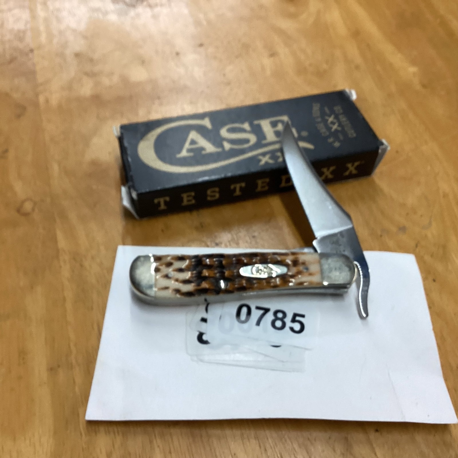 CASE 2025 AMBER BONE RUSSLOCK: GREAT SHAPE