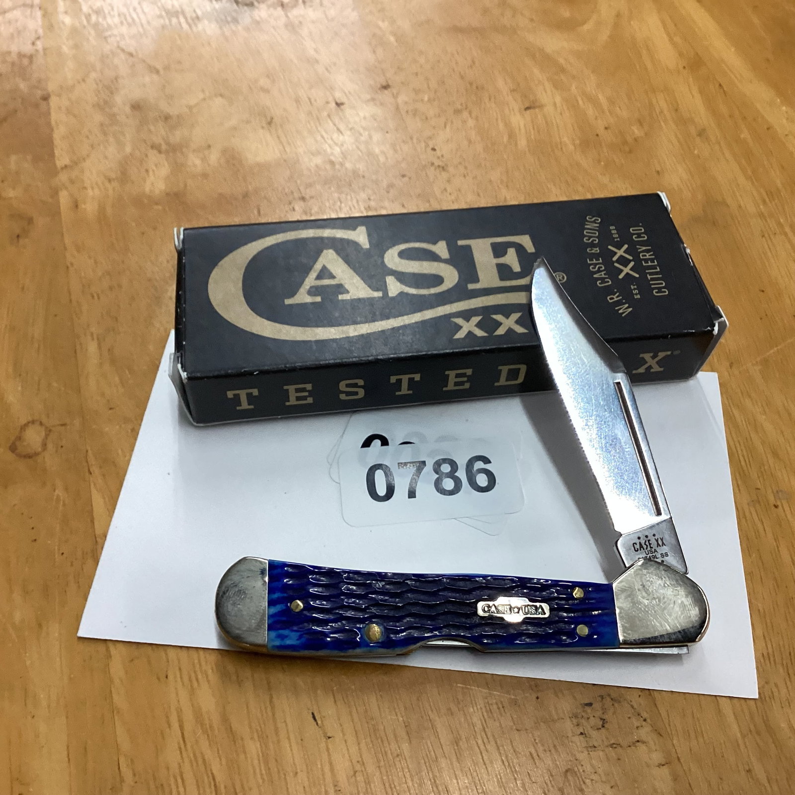 CASE 2025 BLUE BONE MINI COPPERLOCK: GREAT SHAPE