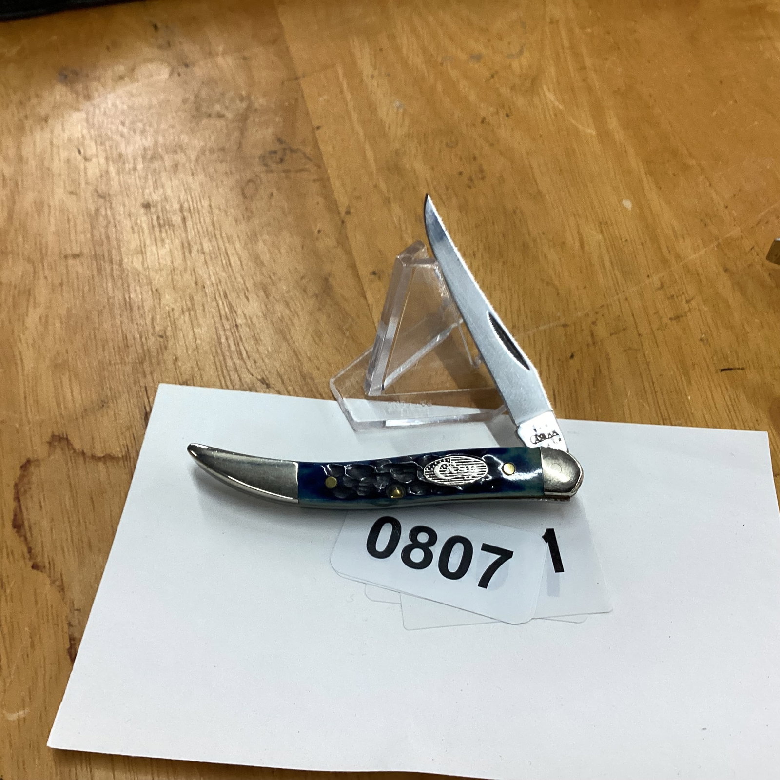 case xx 2003 blue tooth pick: never used