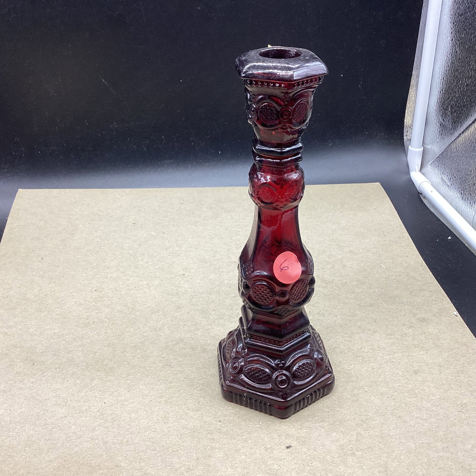 AVON CAPE COD CANDLE HOLDER: 8 3/4" TALL GOOD SHAPE