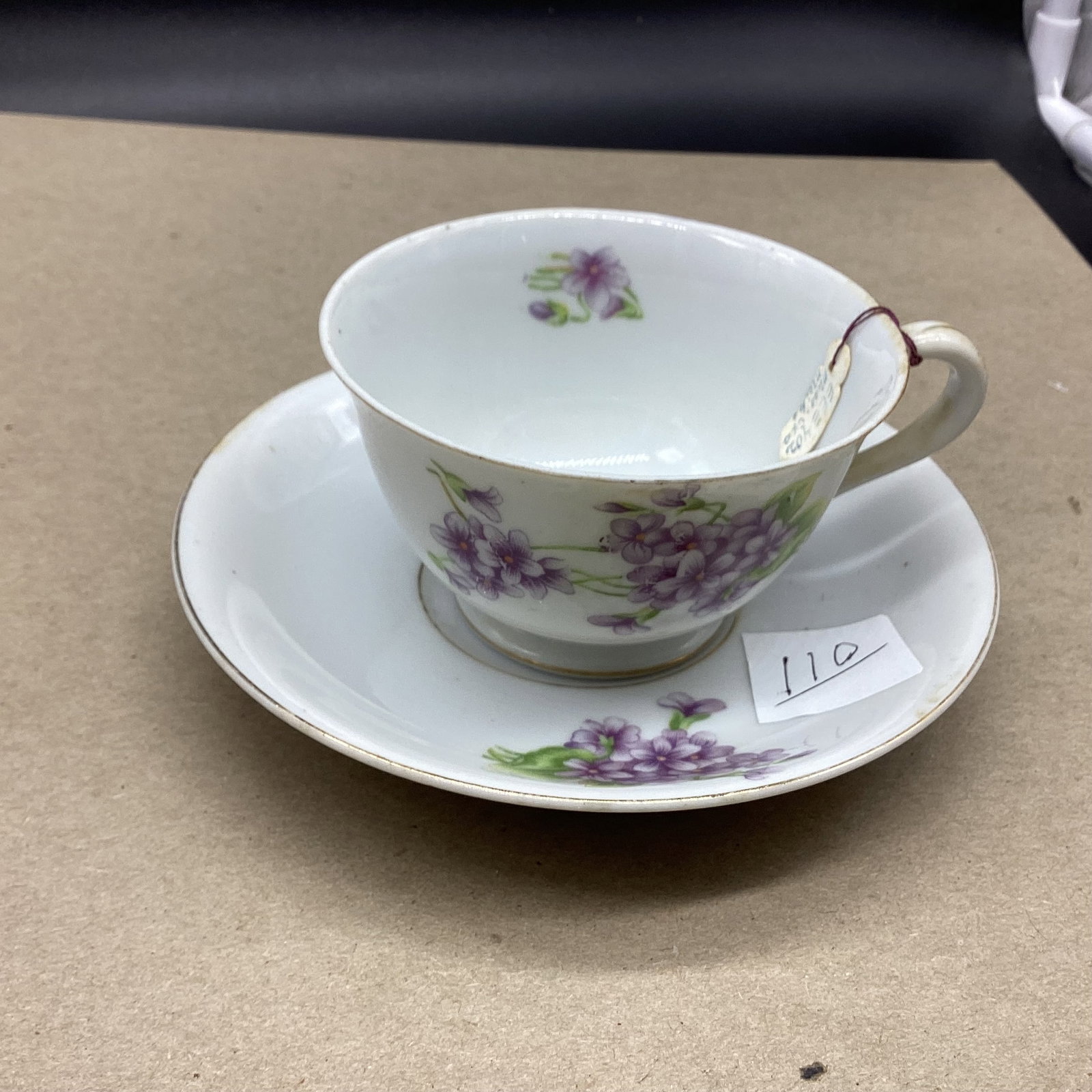 PORCELIAN CUP & SAUCER MADE IN JAPAN: GOOD SHAPE