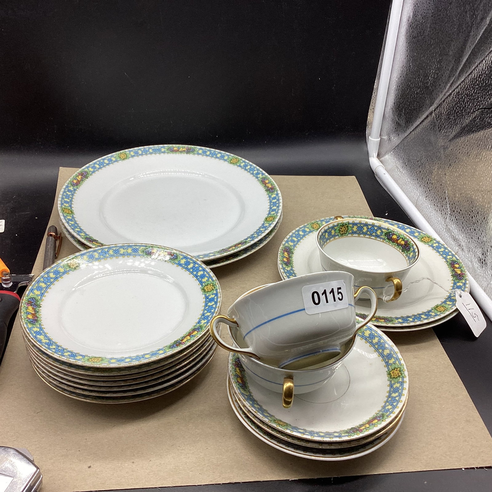 17 PCS. LIMOGE FRANCE CHINA: GOOD SHAPE