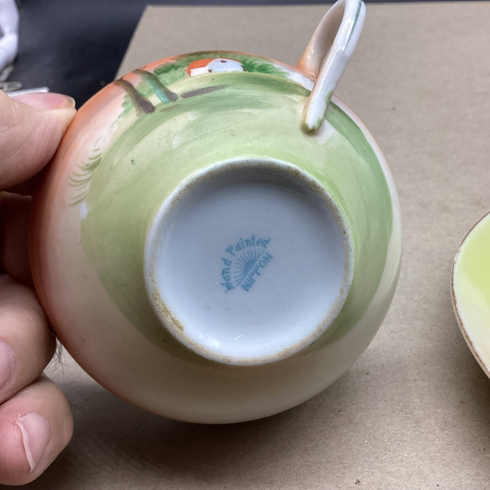 PORCELIAN CUP & SAUCER NIPPON  - 2