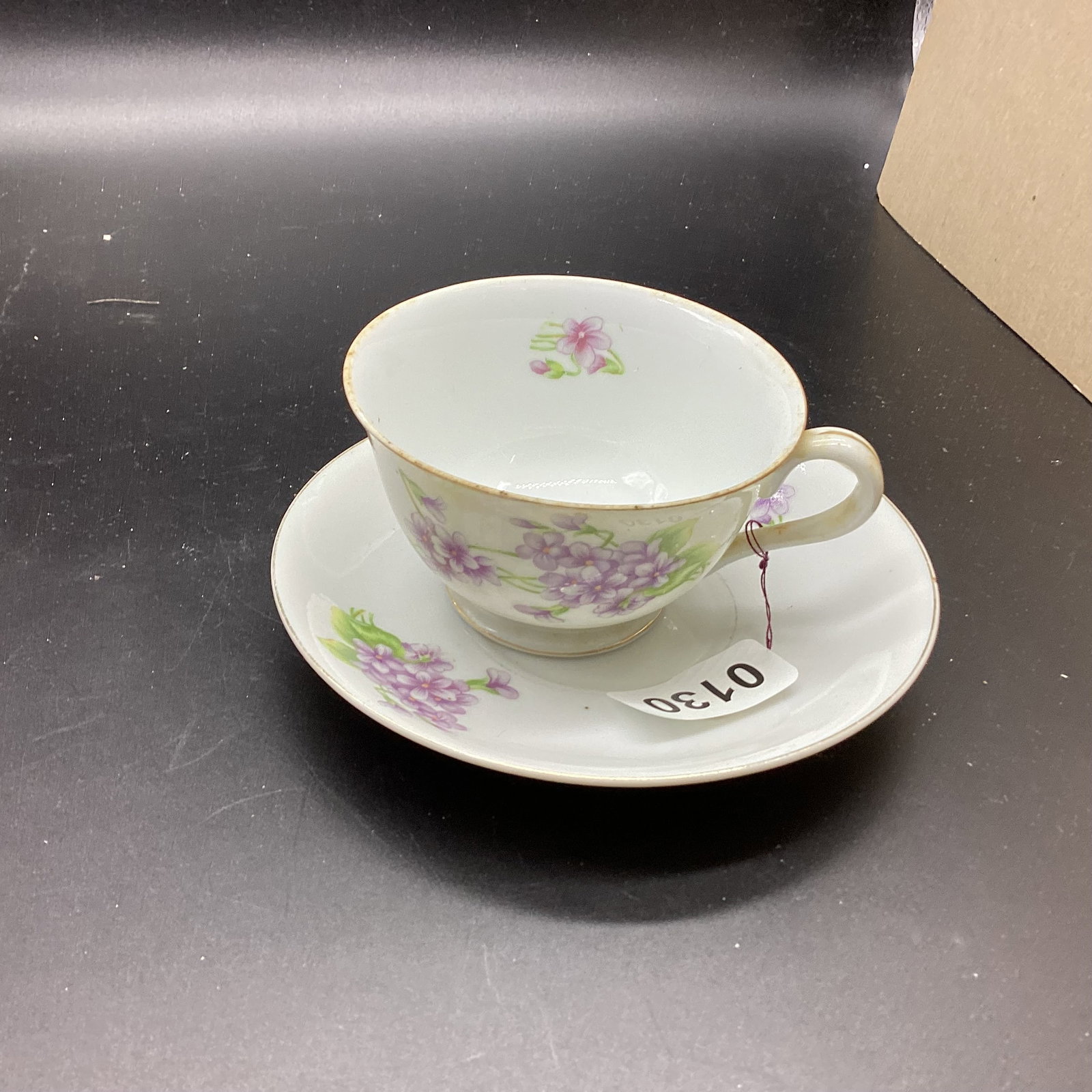 JAPAN DEMITASSIE CUP & SAUCER: GOOD SHAPE