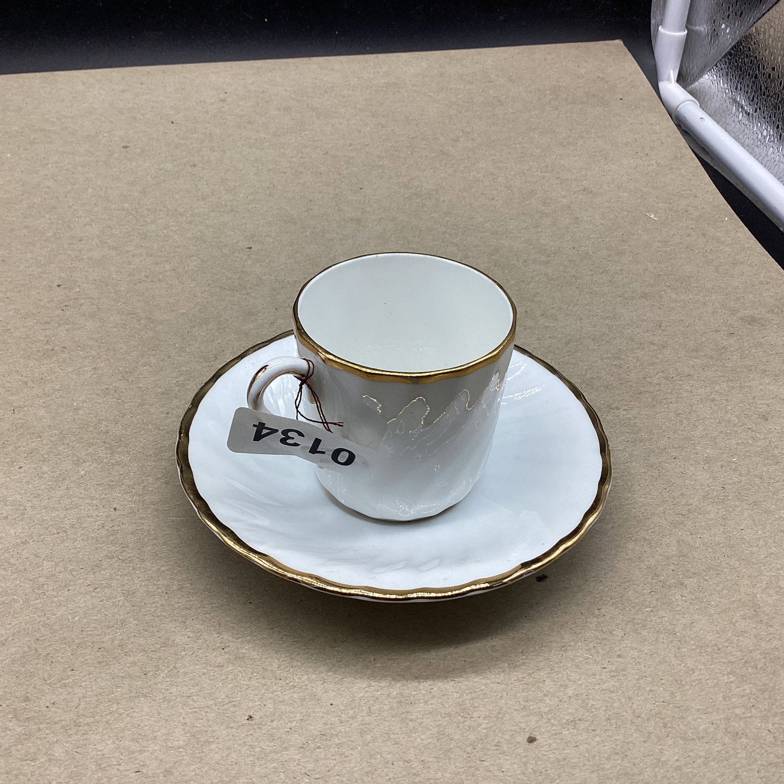 STAFFORDSHIRE ENGLAND CUP & SAUCER: GOOD SHAPE