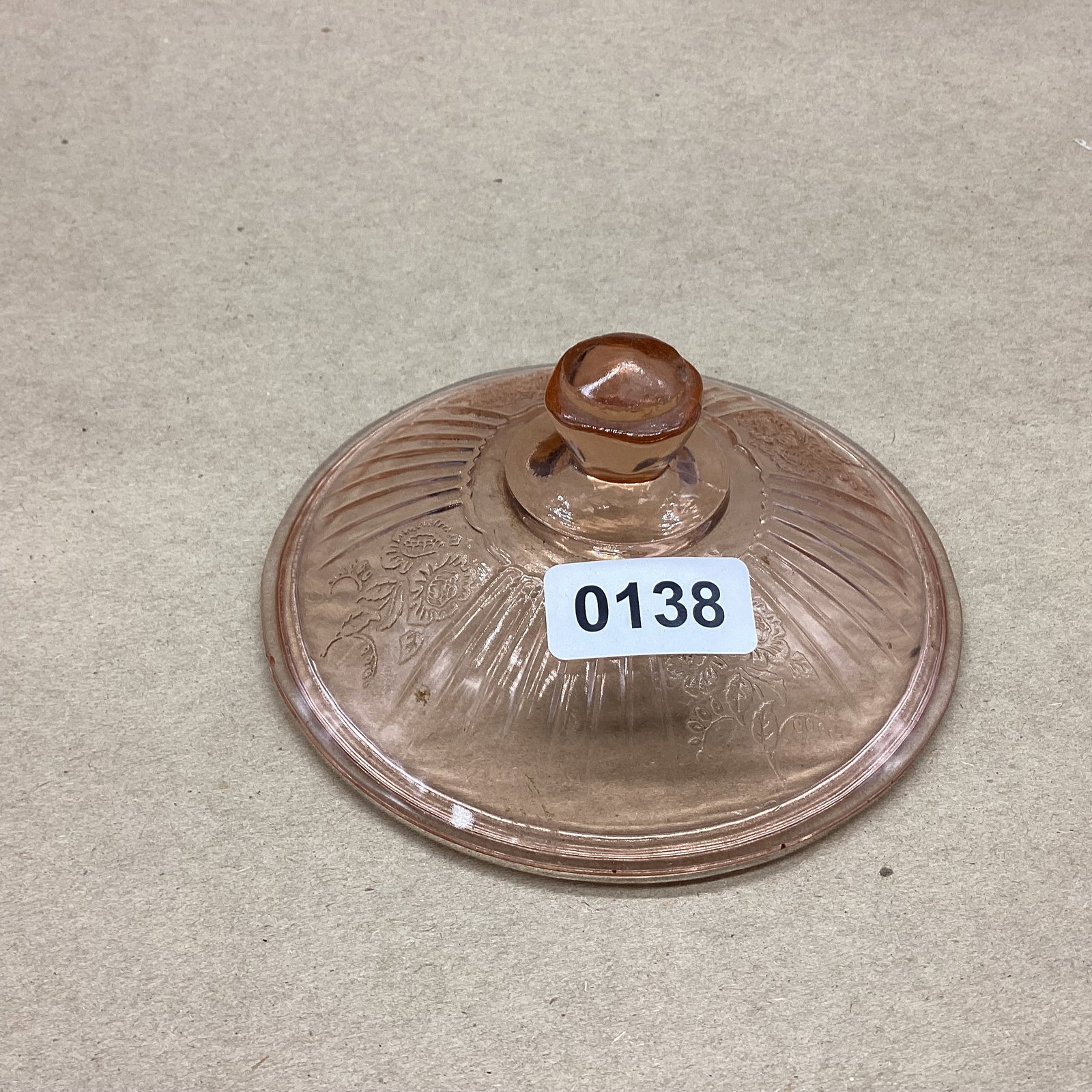 DEPRESSION MAYAIR OR OPEN ROSE BUTTER DISH LID  (1 of 1)